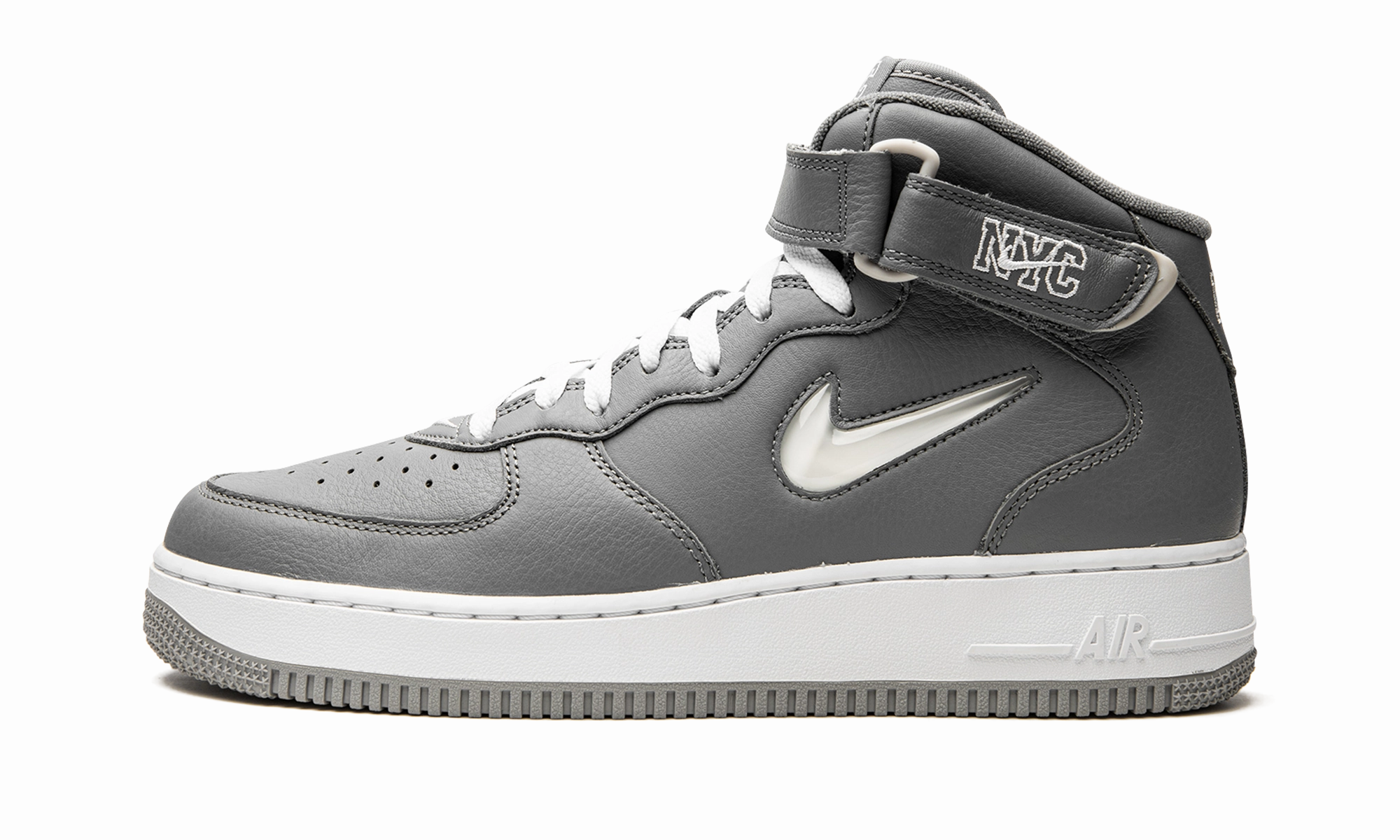 Air Force 1 Mid QS "Jewel NYC Cool Grey" Short Step