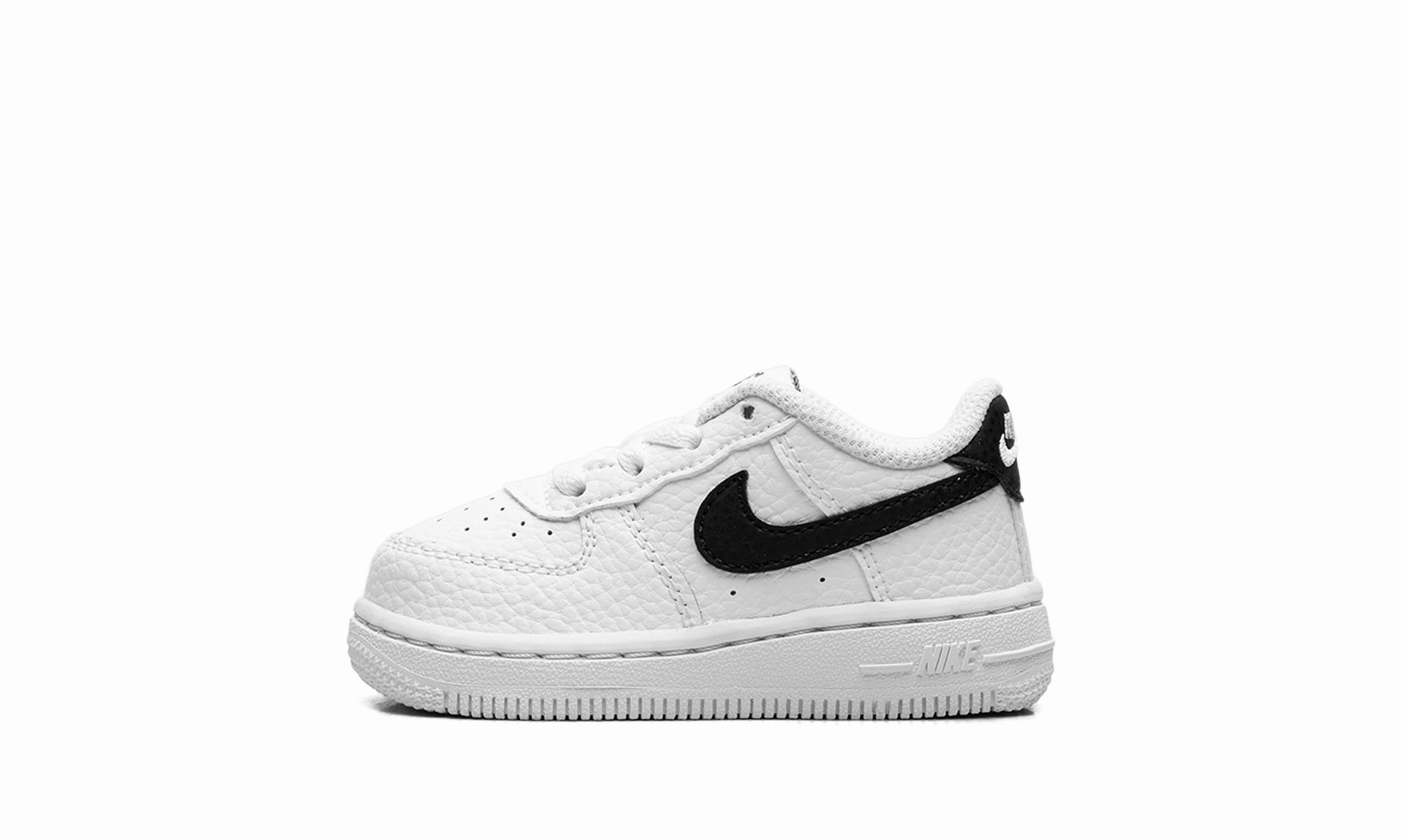 Air Force 1 TD "WHITE BLACK" Warm Feet Soft Material