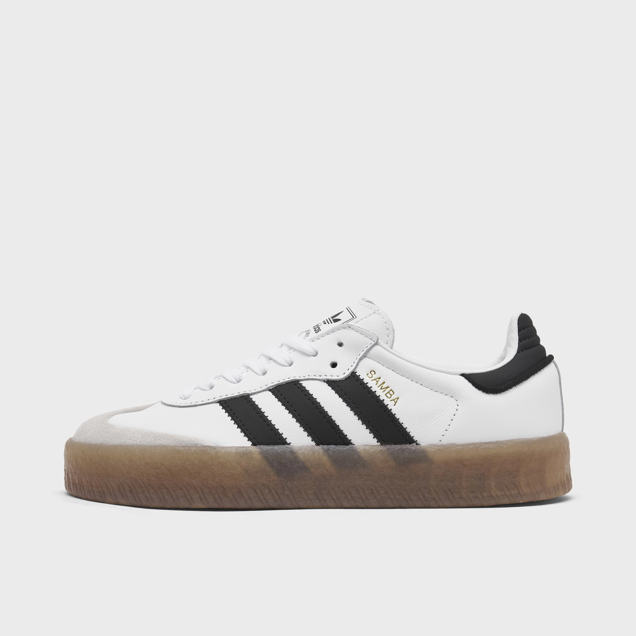 adidas Women's Sambae Footwear White / Core Black - Gold Neutral Stance Platform