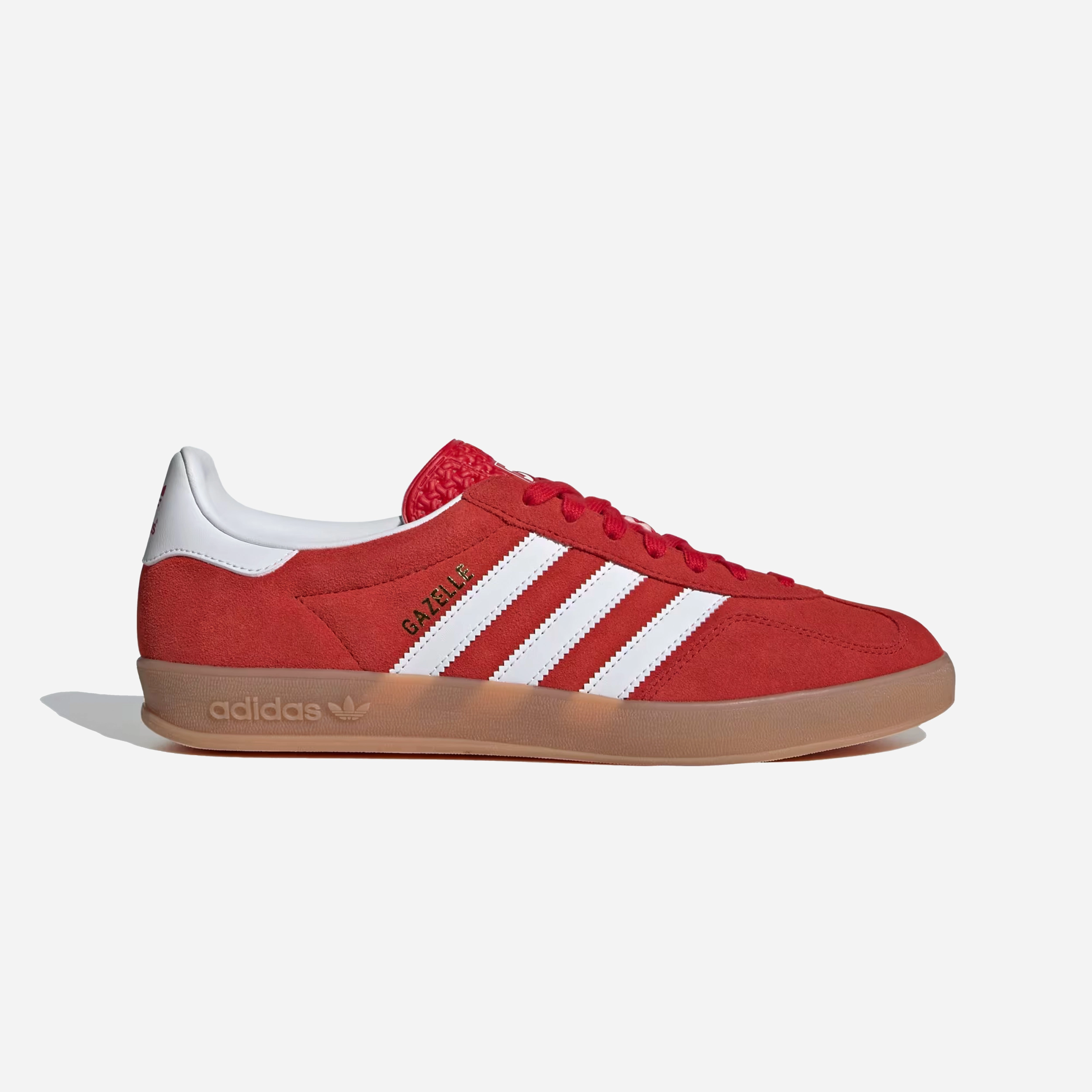 Durable toe cap ADIDAS ORIGINALS | GAZELLE INDOOR { RED/WHITE