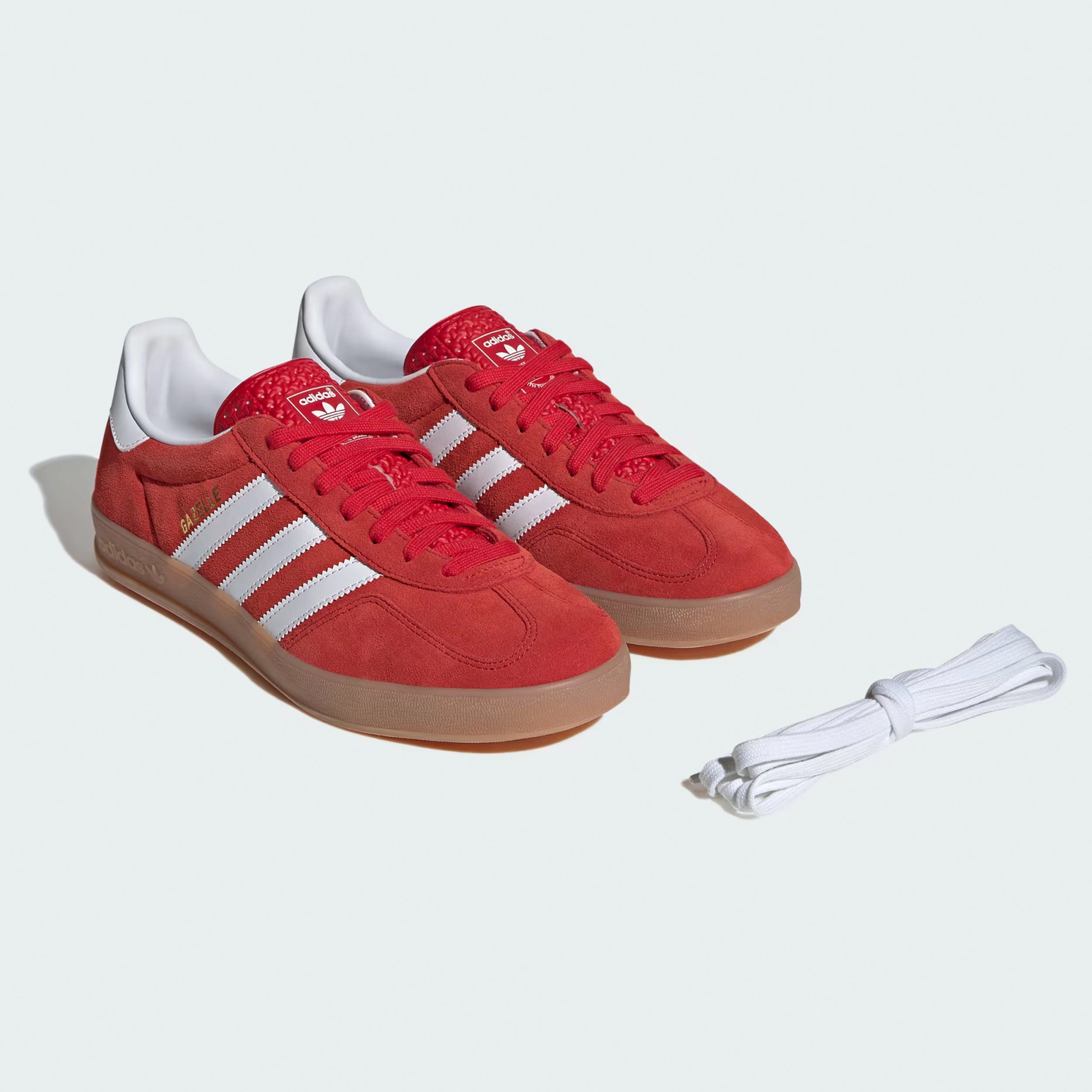 Molded Heel Counter ADIDAS ORIGINALS | GAZELLE INDOOR { RED/WHITE