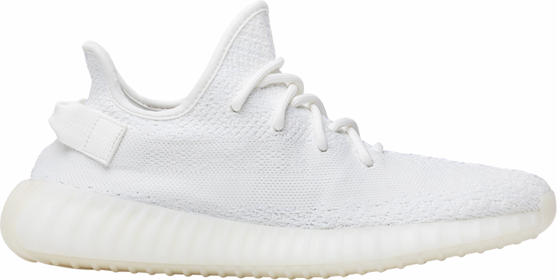 Knit Weave Texture Seamless Fit Yeezy Boost 350 V2 'Cream White / Triple White' - CP9366