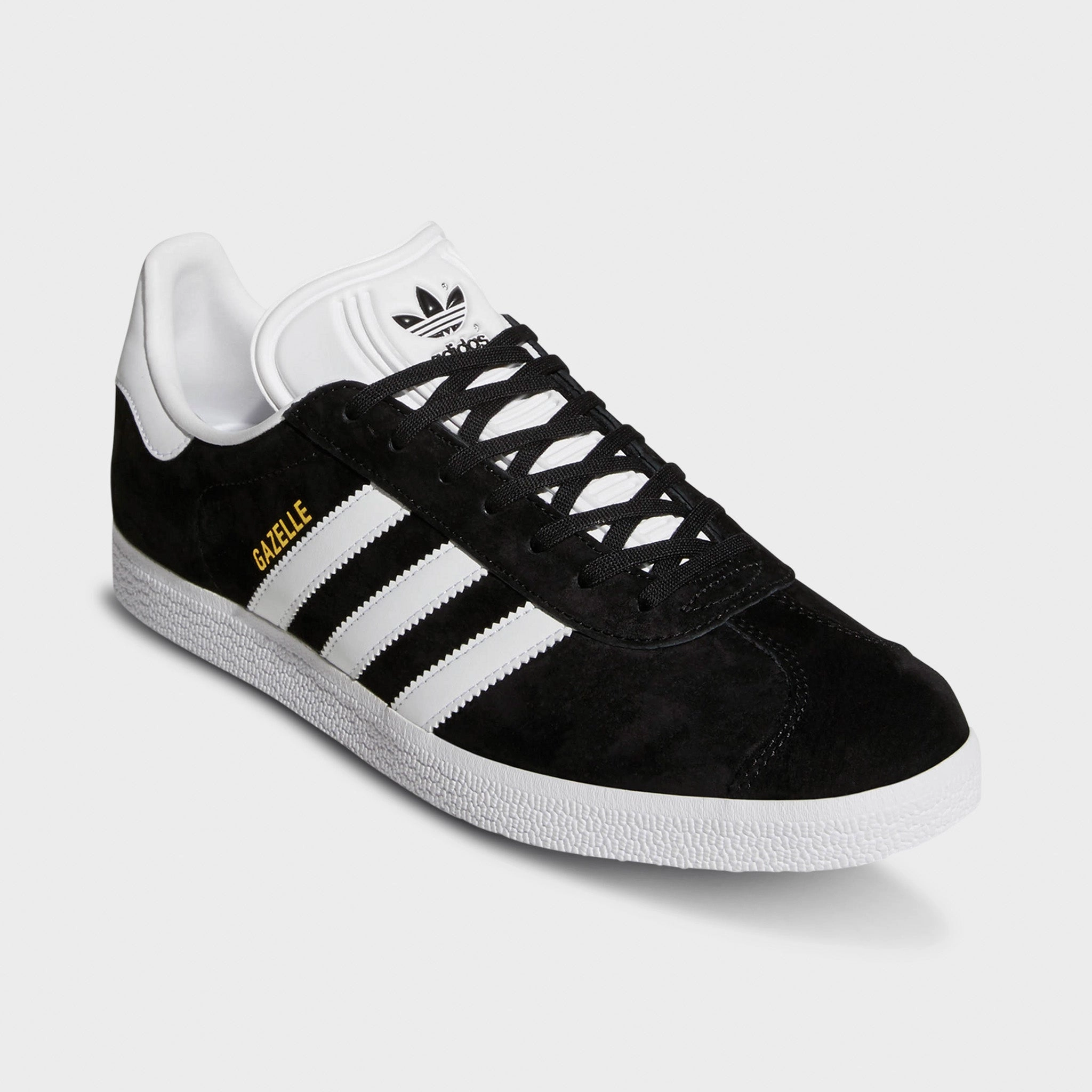 Abrasion Resistant Material adidas Originals Gazelle Core Black / White - Gold Metallic