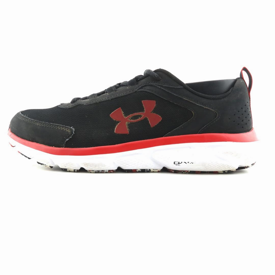 UNDER ARMOUR CHARGED ASSERT 9 running in a cable car station area shoes Shock Absorption Feature
