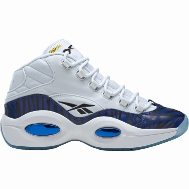Reebok Men's Panini Question Mid Basketball Shoes - Ftwr White / Classic Cobalt / Core Black Sneaker Care