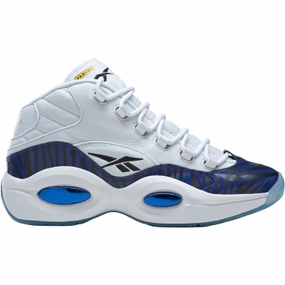 Reebok Men's Panini Question Mid Basketball Shoes - Ftwr White / Classic Cobalt / Core Black Sneaker Care