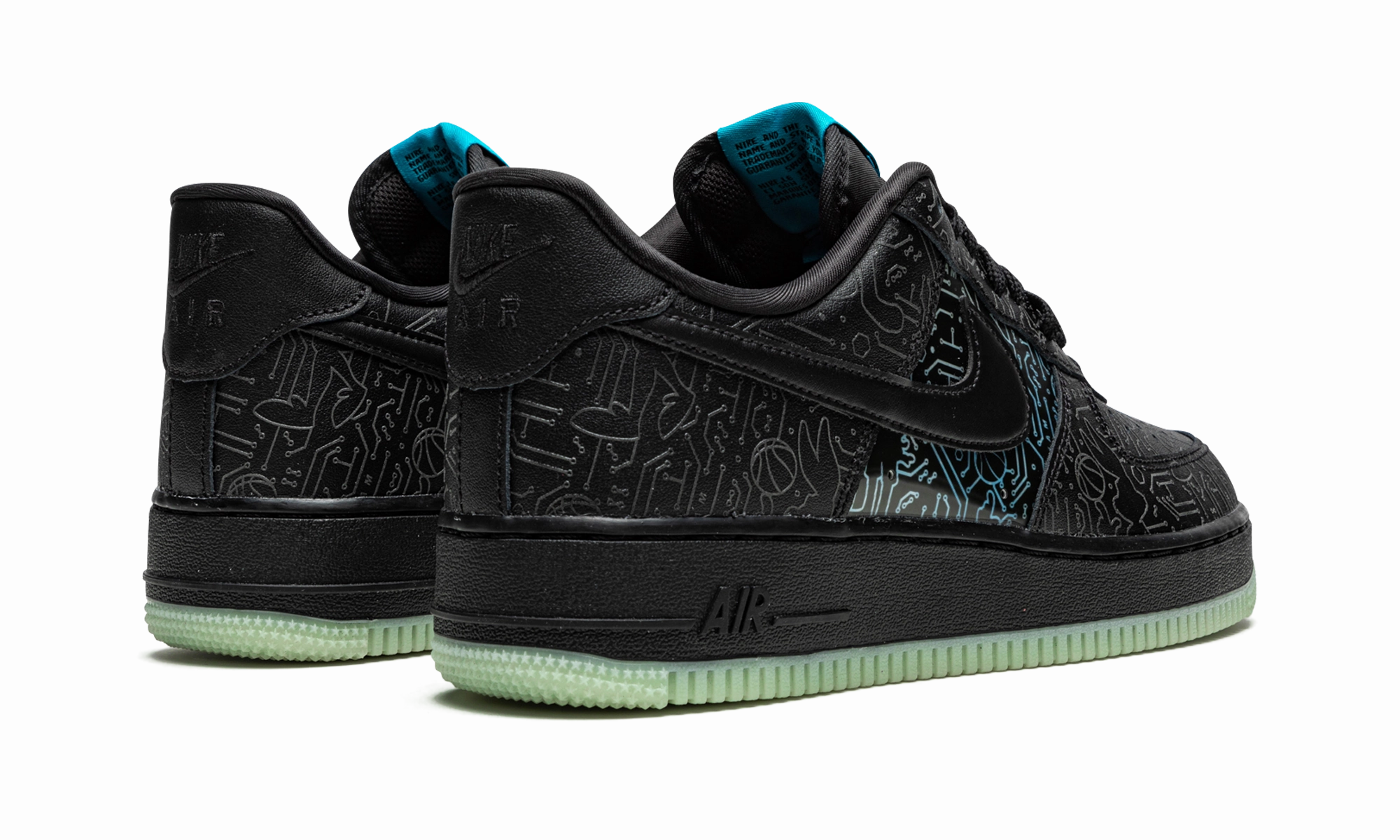 Stain Resistant Air Force 1 Low "Space Jam - Computer Chip"