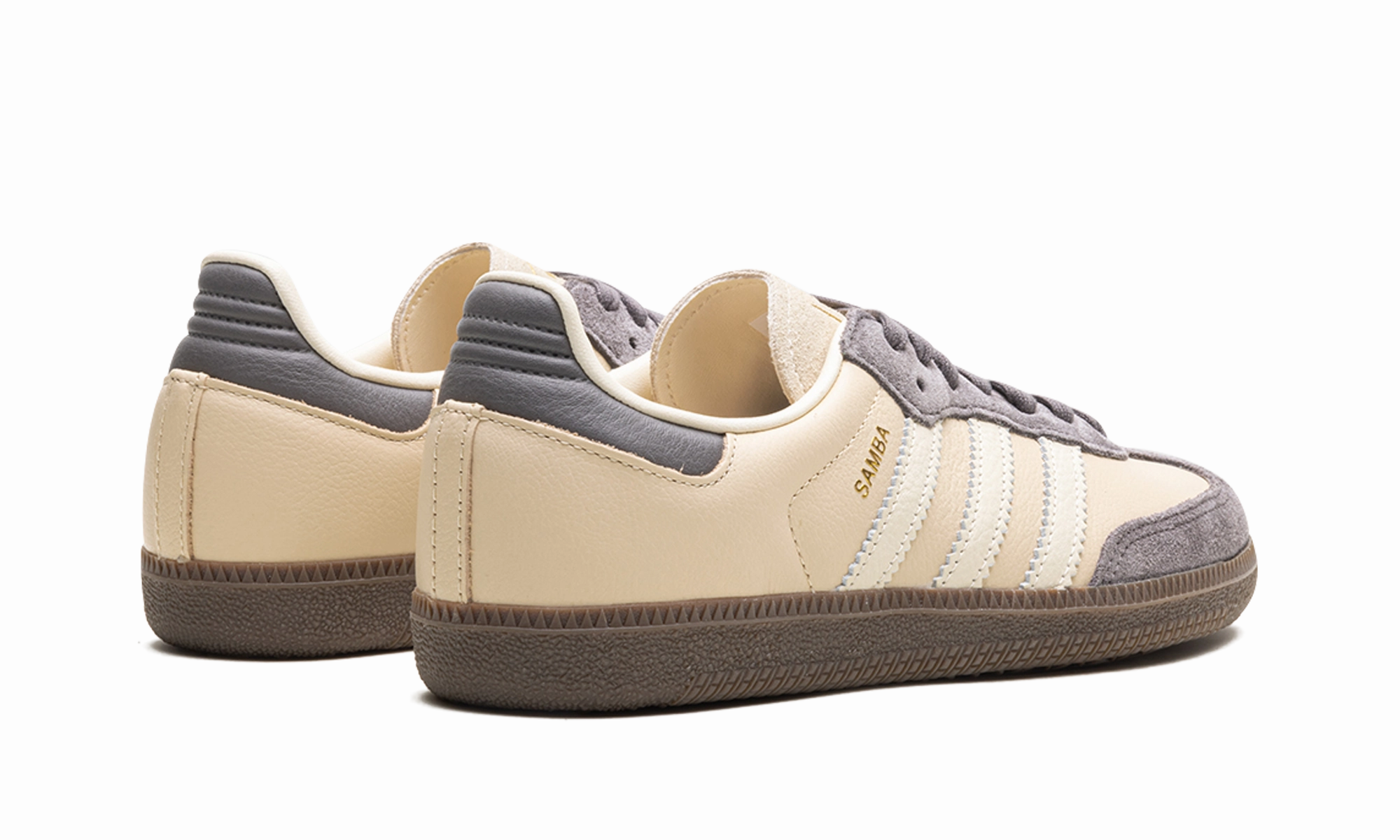Samba OG WMNS "Crystal Sand Charcoal" Leather Cool Dog Jog