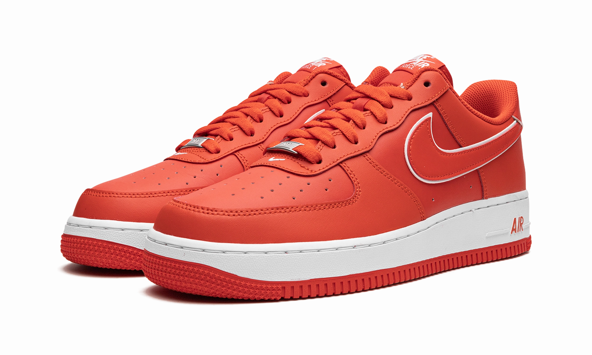 Compression Molded Midsole Sport Casual Air Force 1 '07 "Picante Red"