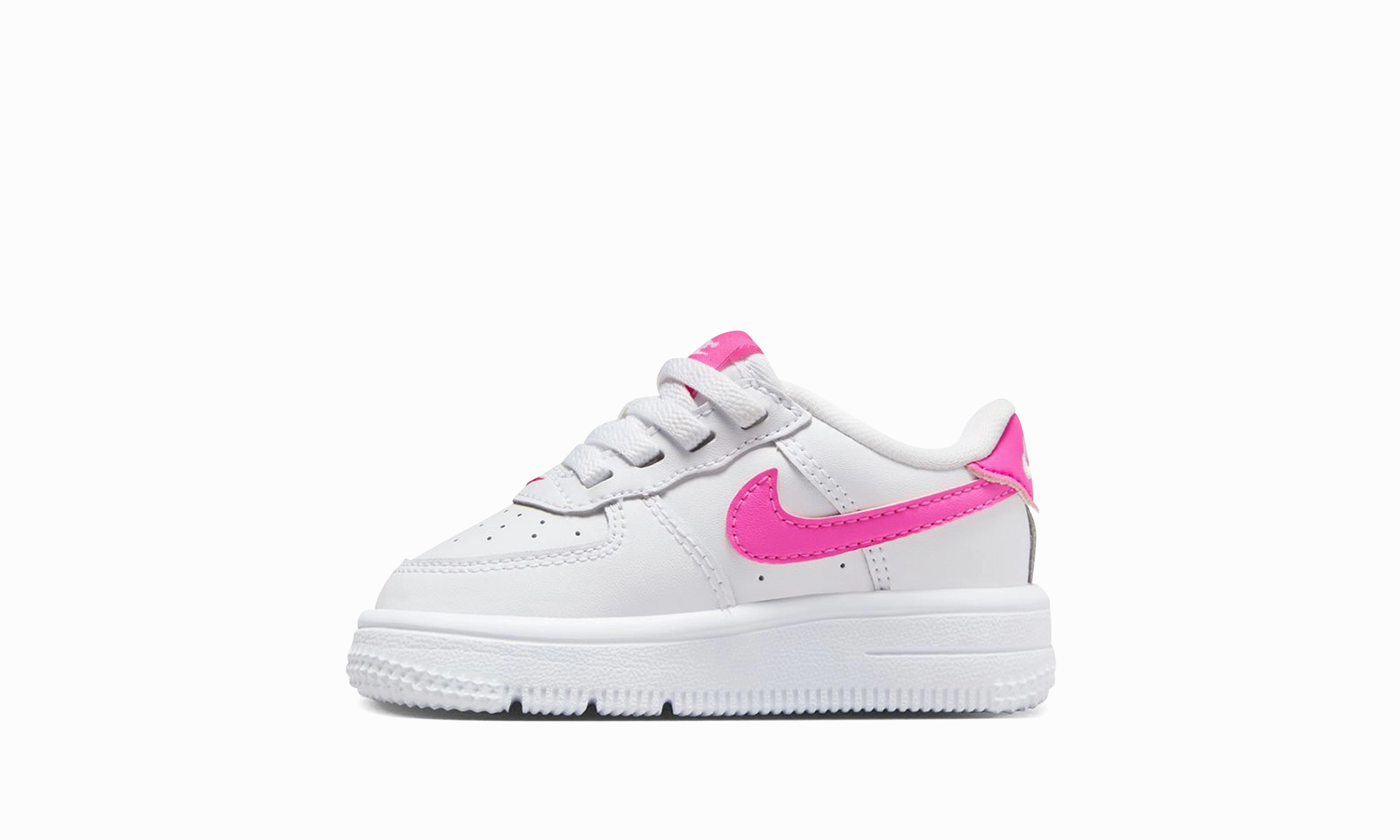 Pet Pace Air Force 1 Low TD "White Laser Fuchsia"