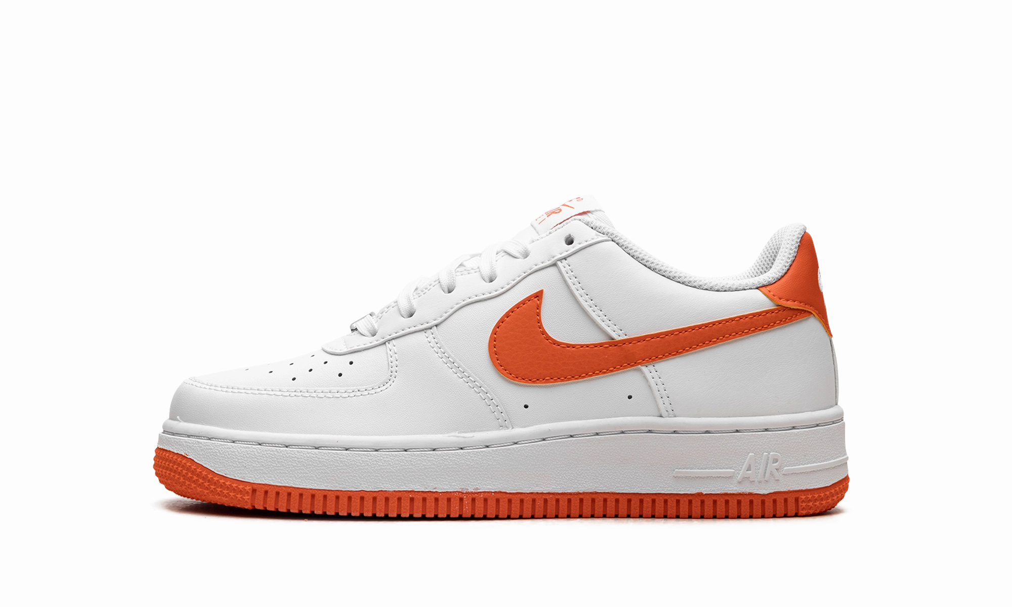 AIR FORCE 1 GS "Pure Platinum/Metallic Silver" Open Toe Breath Comfort