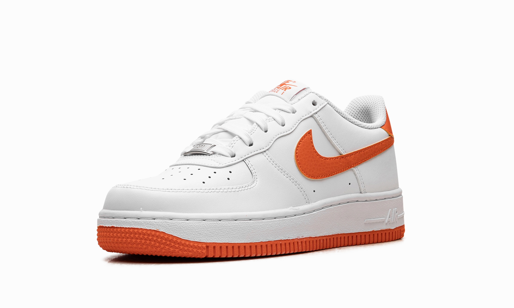 Ankle Style Non Marking Outdoor AIR FORCE 1 GS "Pure Platinum/Metallic Silver"
