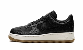 Air Force 1 Low '07 WMNS "Black Ostrich" Guide Step Pavement Ready
