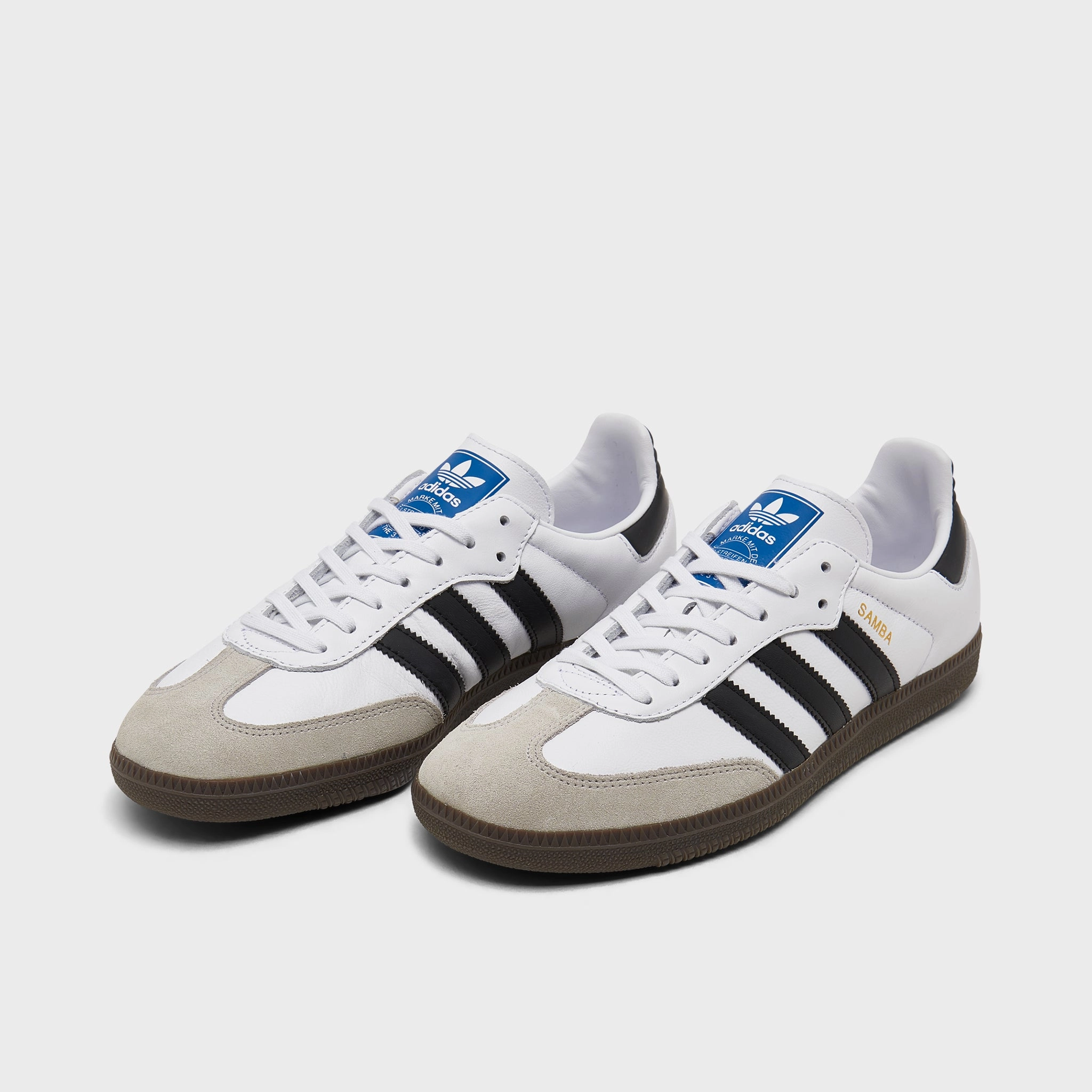 Memory Foam Adaptation Posture Help adidas Originals Juniors' Samba OG Core White / Core Black - Gum