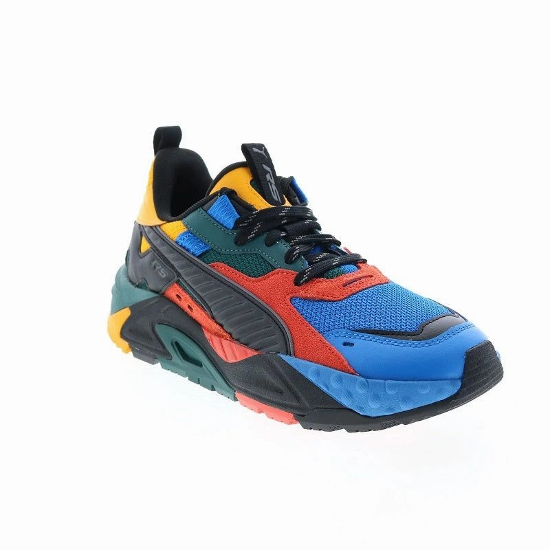 Puma Men's RS TRCK Shoes - Future Blue / Black / Saffron Anti Fatigue Footbeds Exclusive traction
