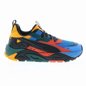 Shock Comfort Puma Men's RS TRCK Shoes - Future Blue / Black / Saffron