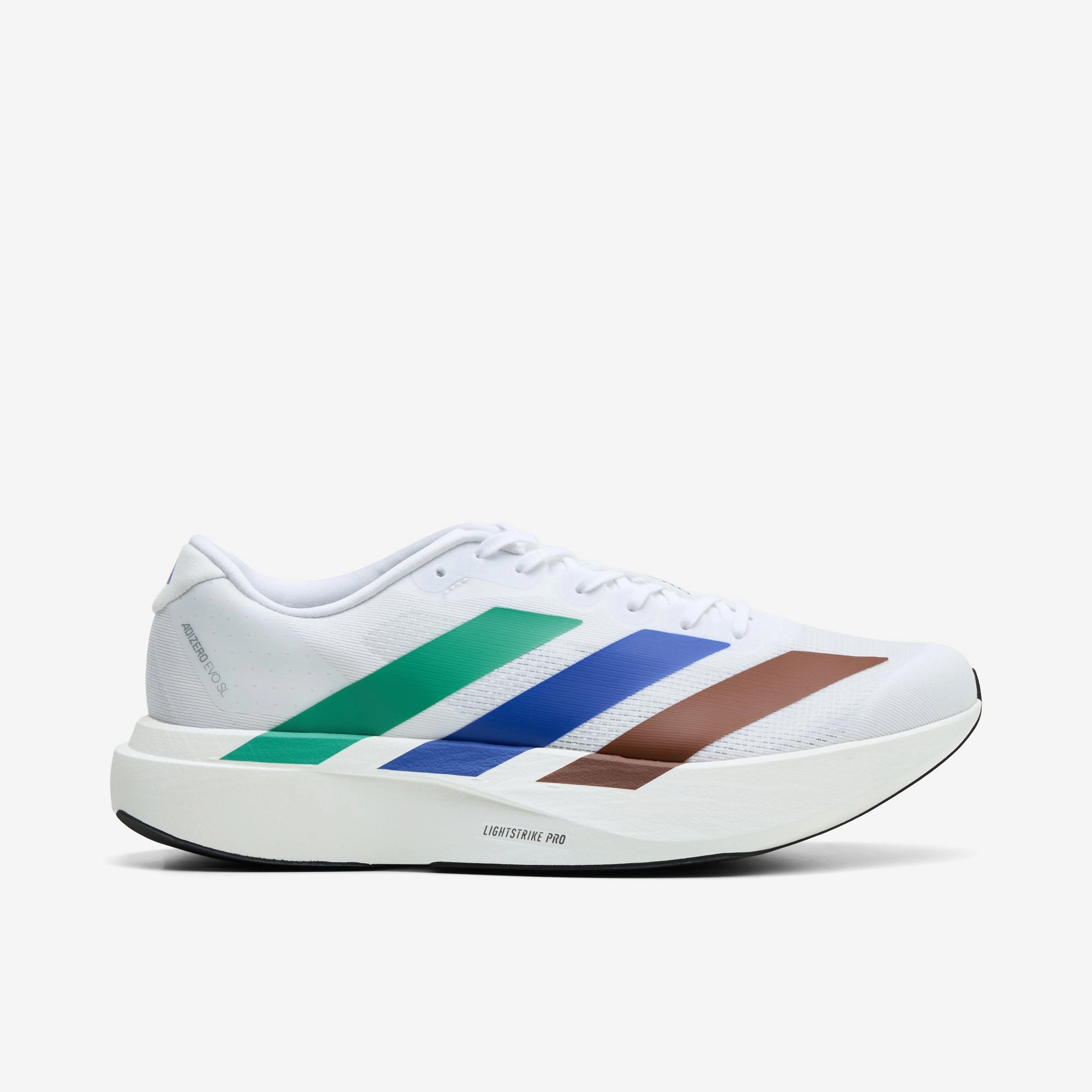 high - end running shoes Concrete - running adidas x Pharrell Humanrace Adizero EVO SL Footwear White / Semi Court Green - Semi Lucid Blue