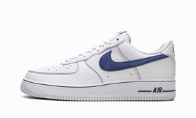 Air Force 1 '07 LV8 "White Deep Royal Contrast Stitch" Form Fit Dirt Hike