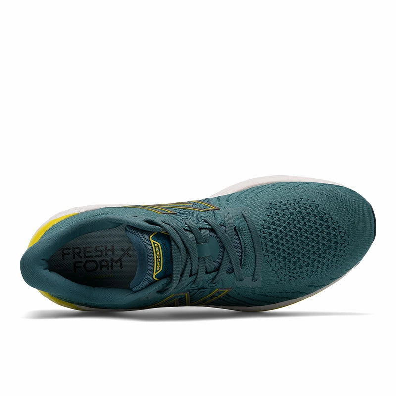 Fresh Foam X Vongo v5 - Deep Sea with Sulphur Yellow - Men's performance - enhanced shoes plyometric training running shoes