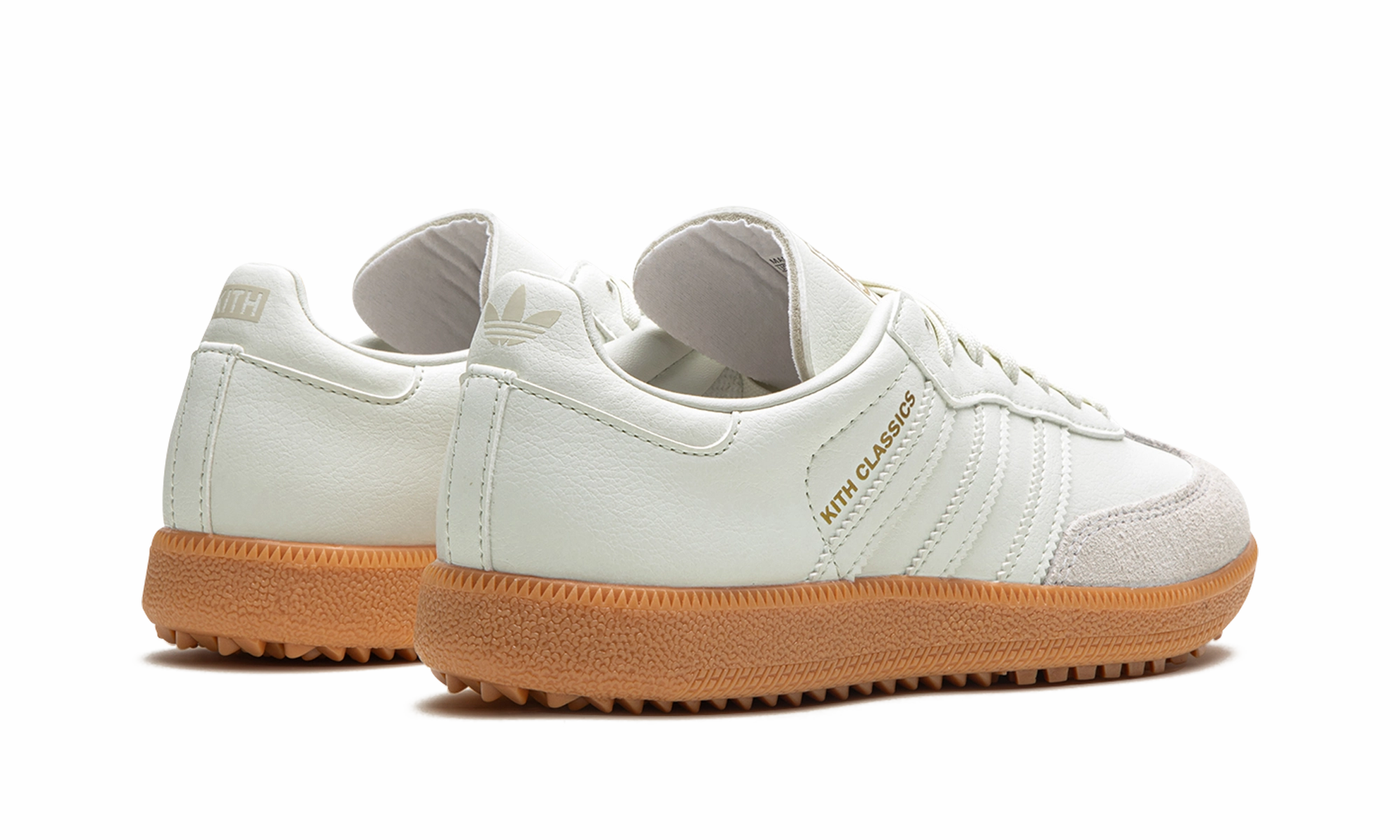 Comfortable Step Samba Golf "Kith - White / Gum"
