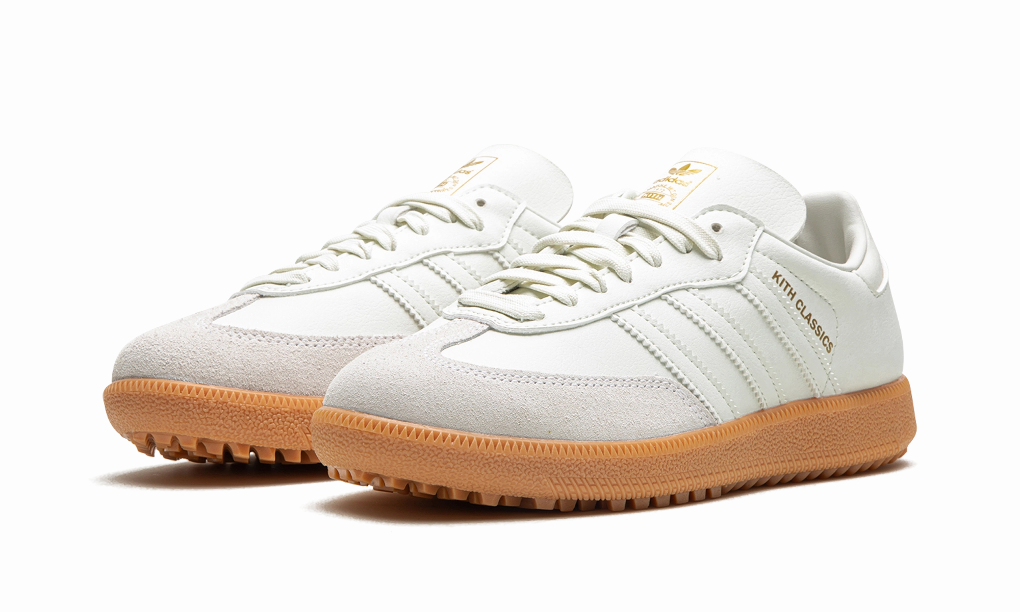 Samba Golf "Kith - White / Gum" School Pace Holiday Comfort