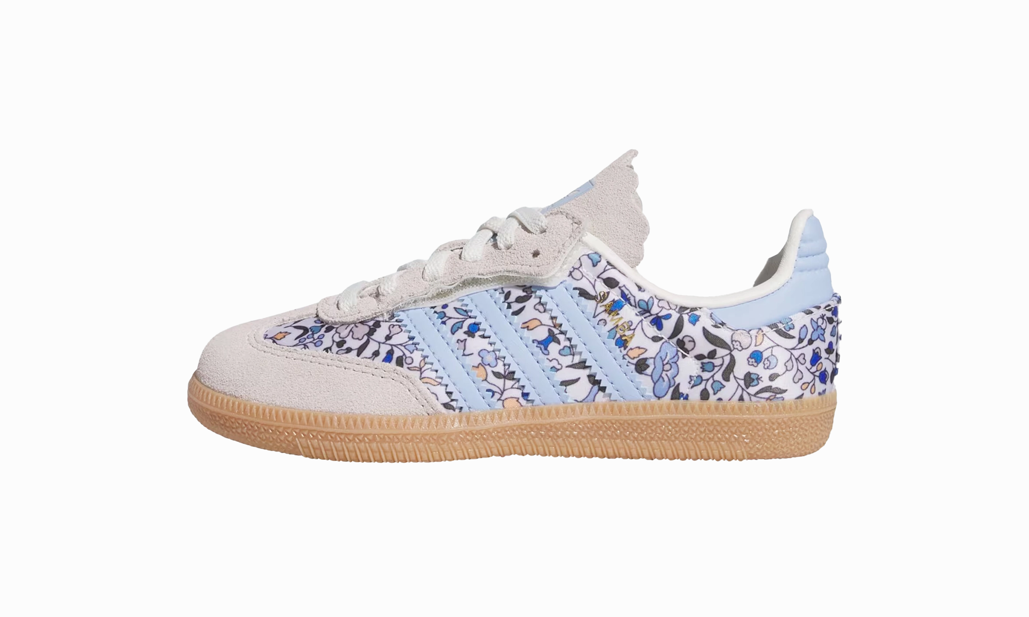 Samba OG Comfort Closure PS "Liberty London Blue Floral" Adaptive Lacing Easy To Clean