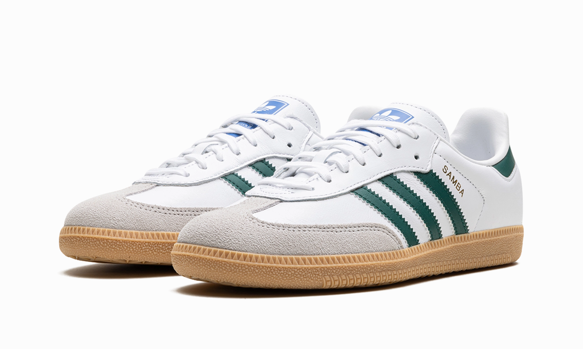 Samba OG GS "White Collegiate Green Gum" Zip   Up
