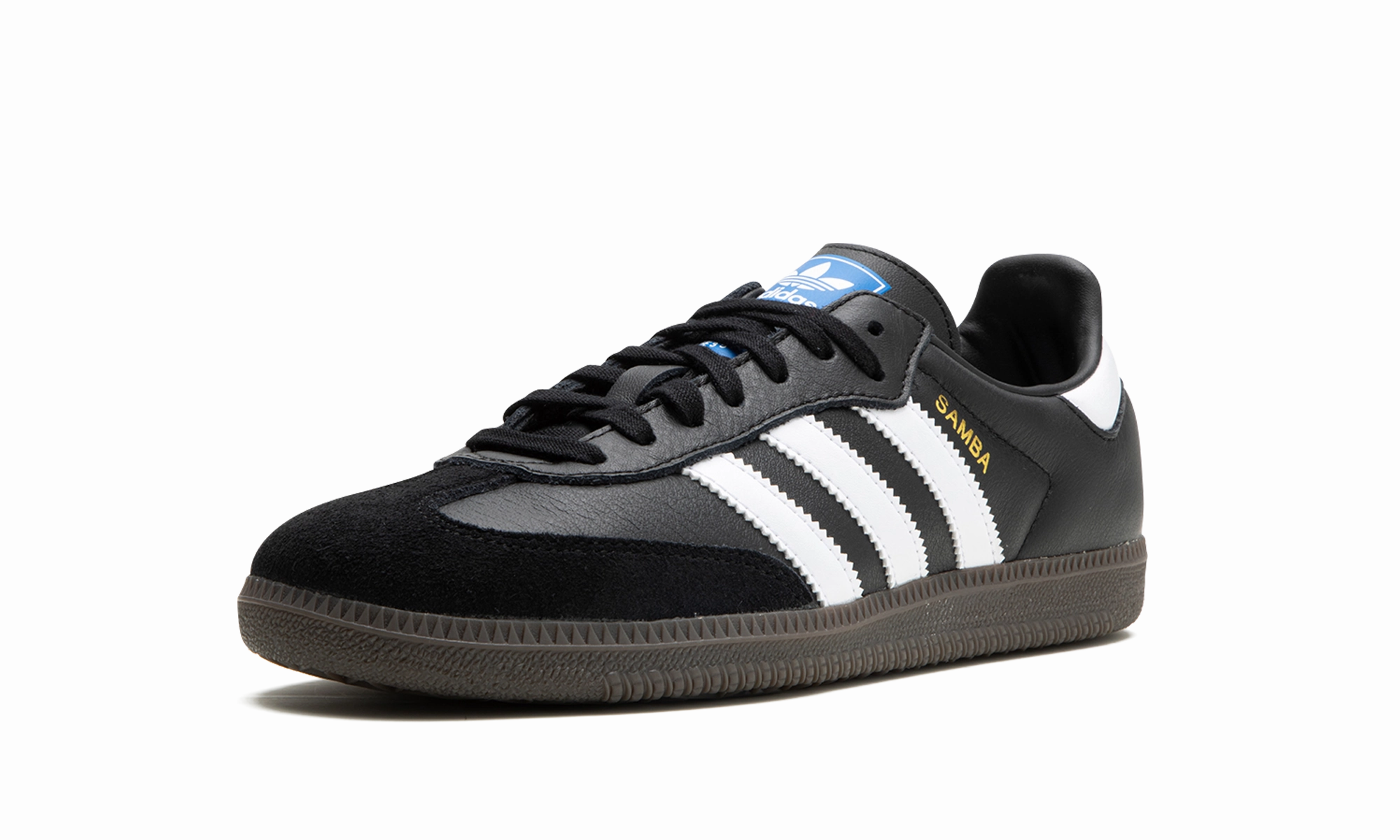 Samba Og J GS "Black / White / Gum" LeatherMaterial