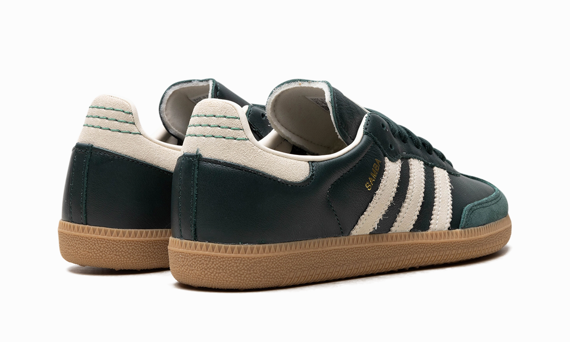 Anti   Fatigue Arch Support Technology Samba OG "Shadow Green Cream White Gold Metallic"