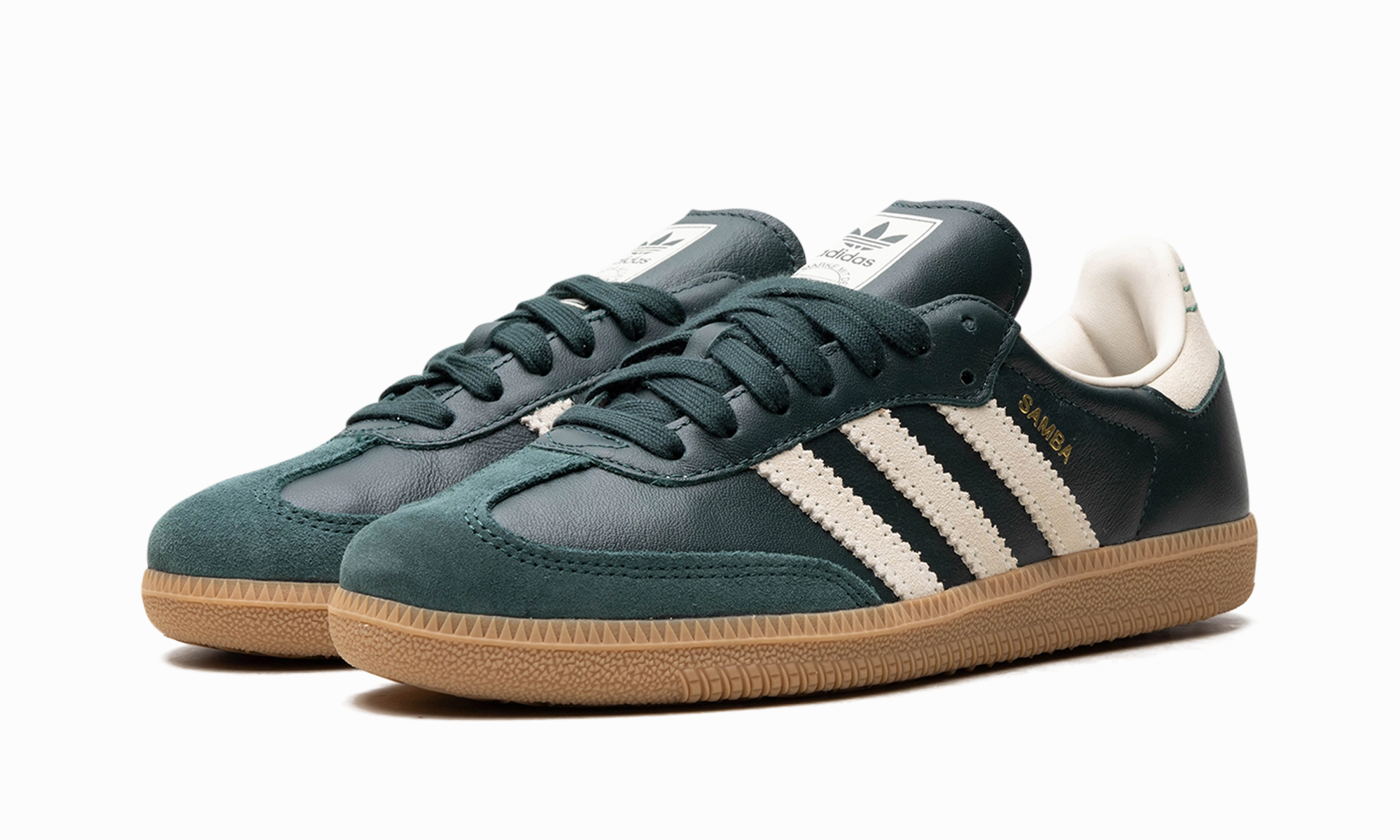 Freedom Steps Samba OG "Shadow Green Cream White Gold Metallic"