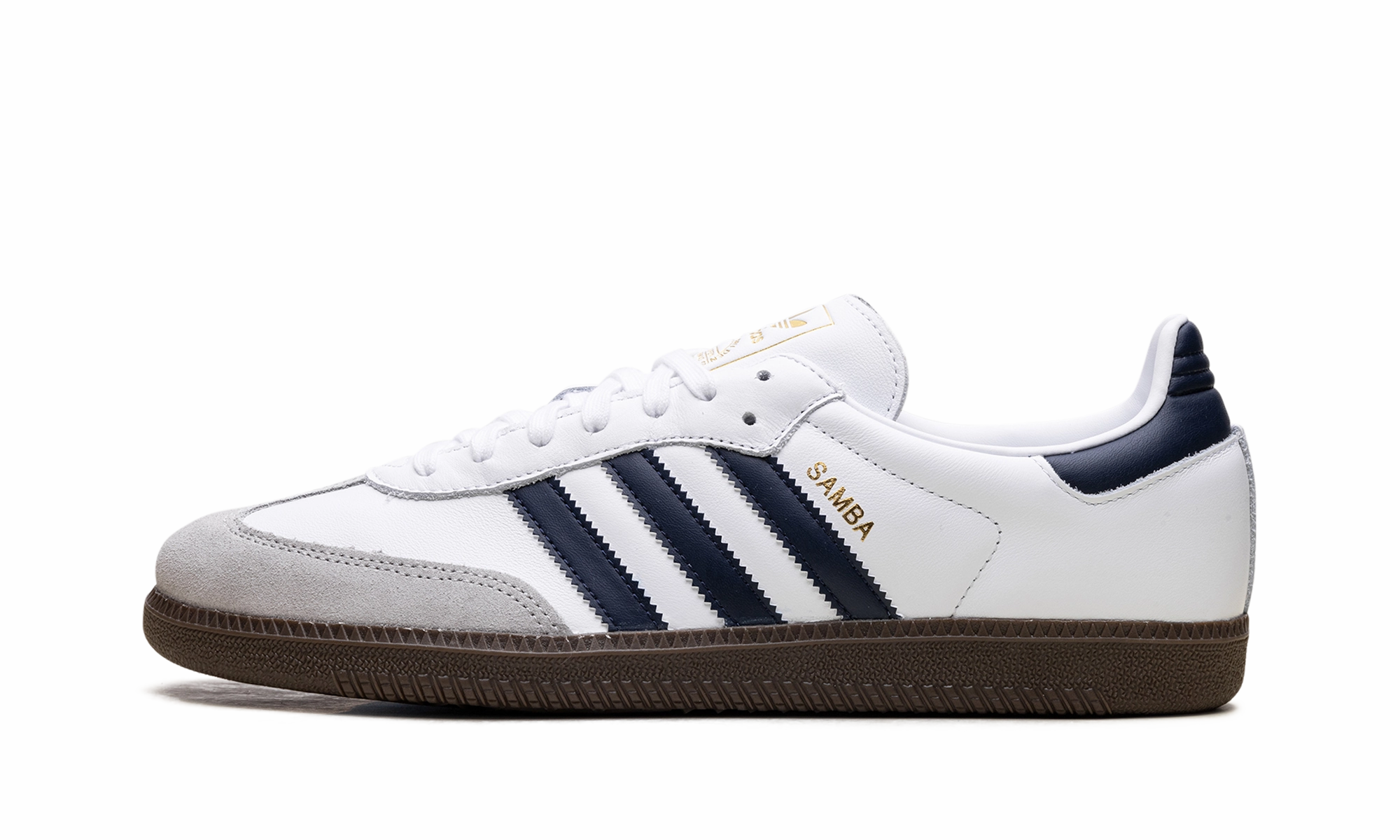 SAMBA OG "WHITE NAVY GUM" Zip Up Slide On
