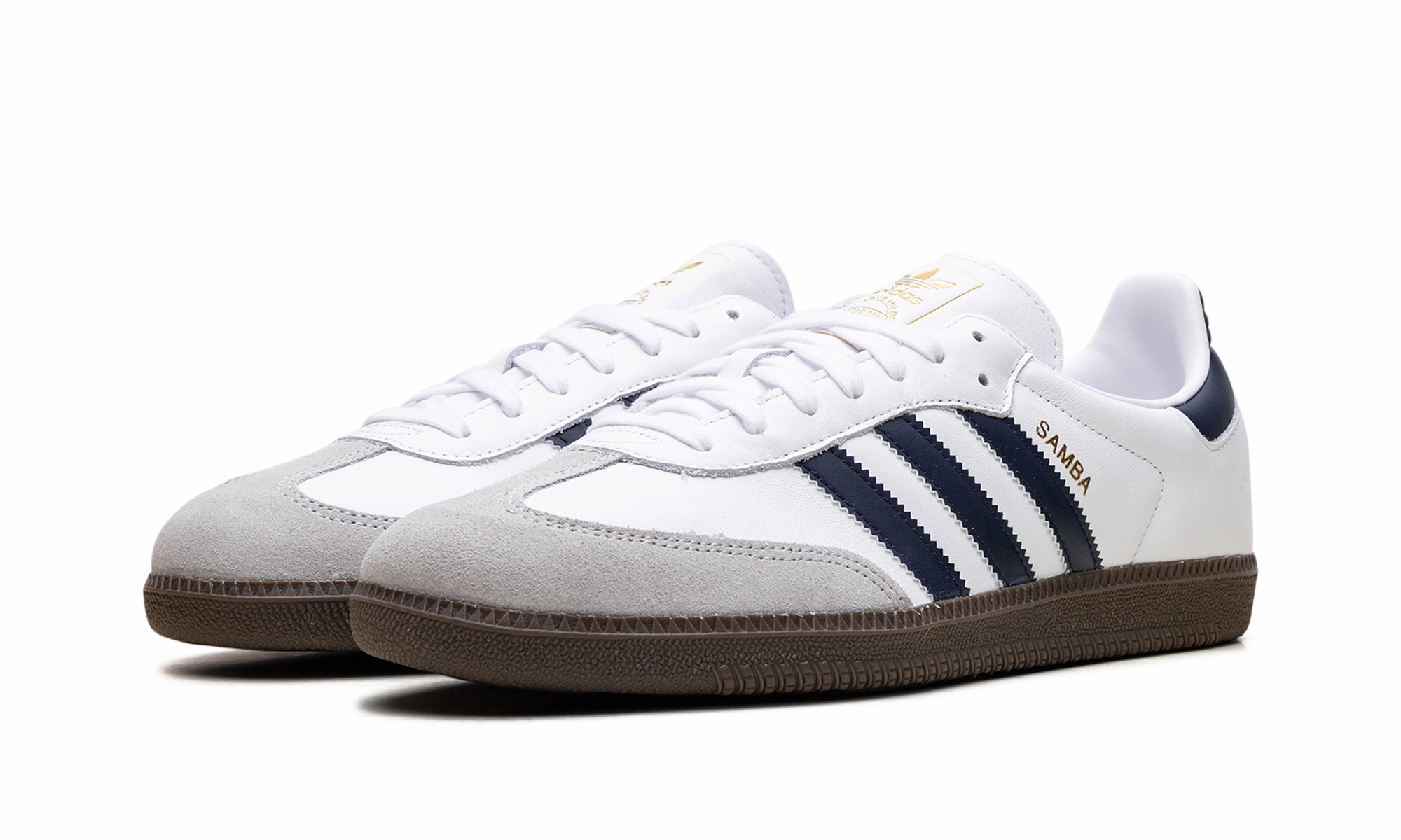 Fashionable Trend Fit SAMBA OG "WHITE NAVY GUM"