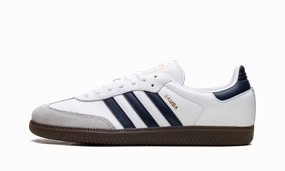 SAMBA OG "WHITE NAVY GUM" Zip Up Slide On