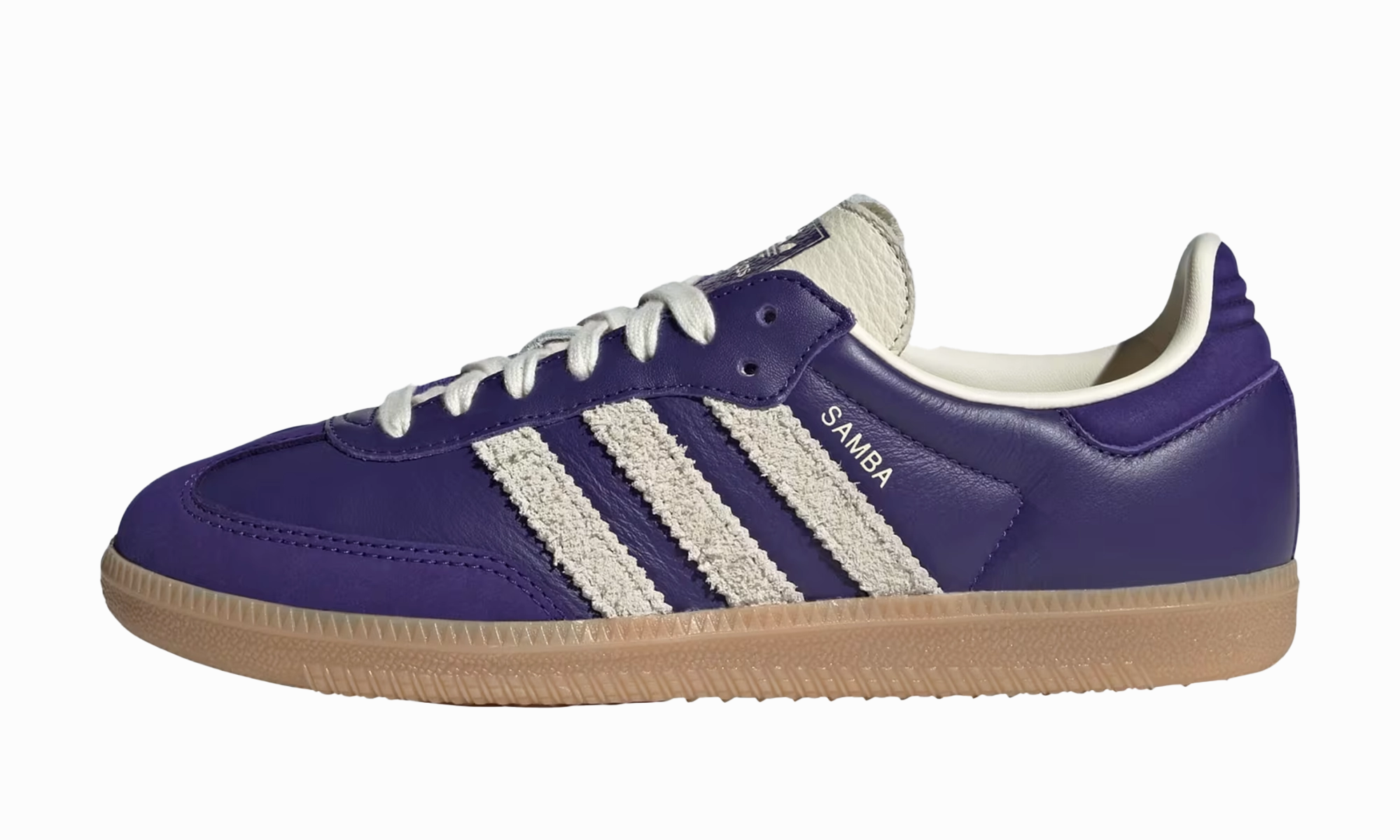 Samba OG WMNS "Collegiate Purple Cream White" Mood Fit Flat Style