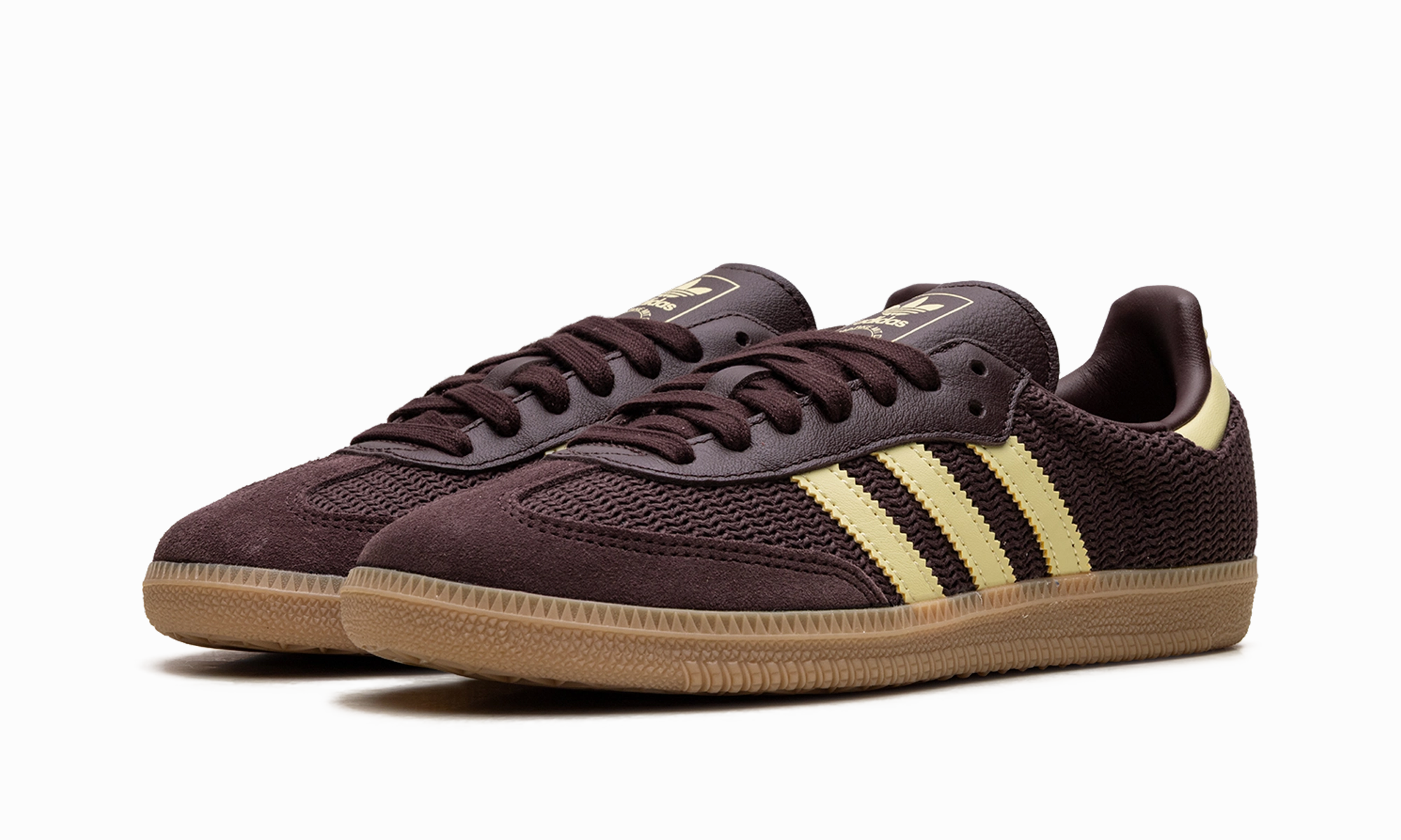 Derby Style Samba OG WMNS "Shadow Brown Powder Yellow"