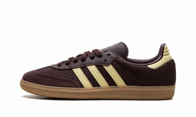 Samba OG WMNS "Shadow Brown Powder Yellow" Simple Touch Easy Walking