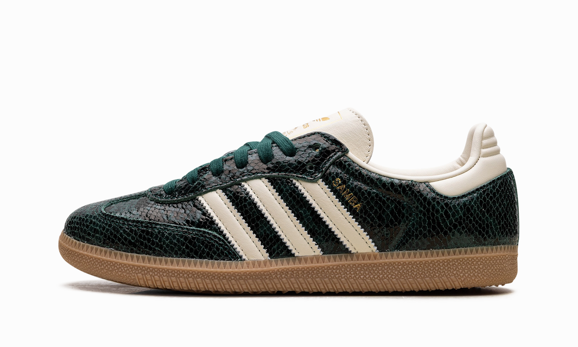 Samba OG WMNS "Snakeskin Collegiate Green" Quick Hop Padded Tongue