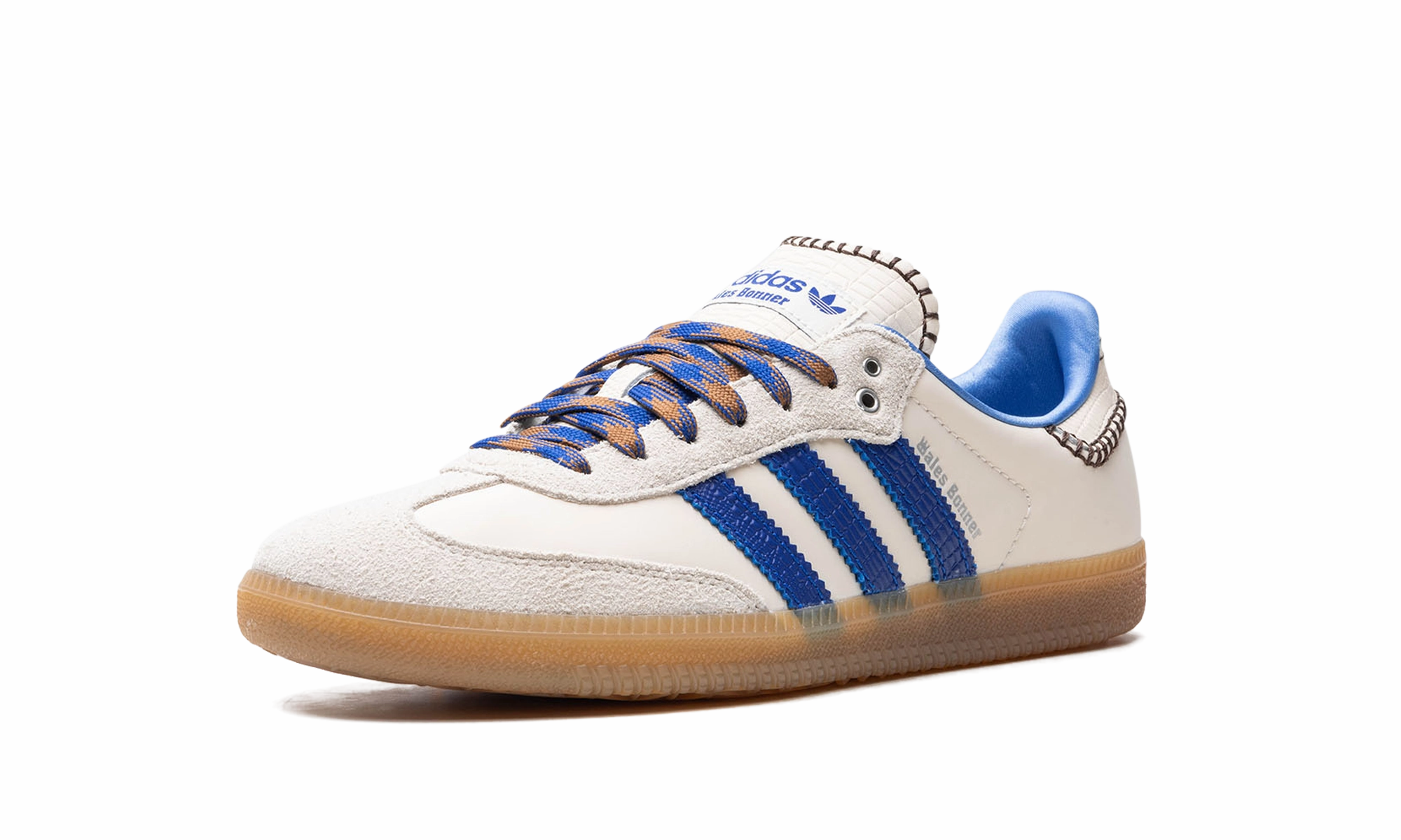 Cushioned ride Stacked Heel Samba "Wales Bonner - Wonder Clay Royal Blue"