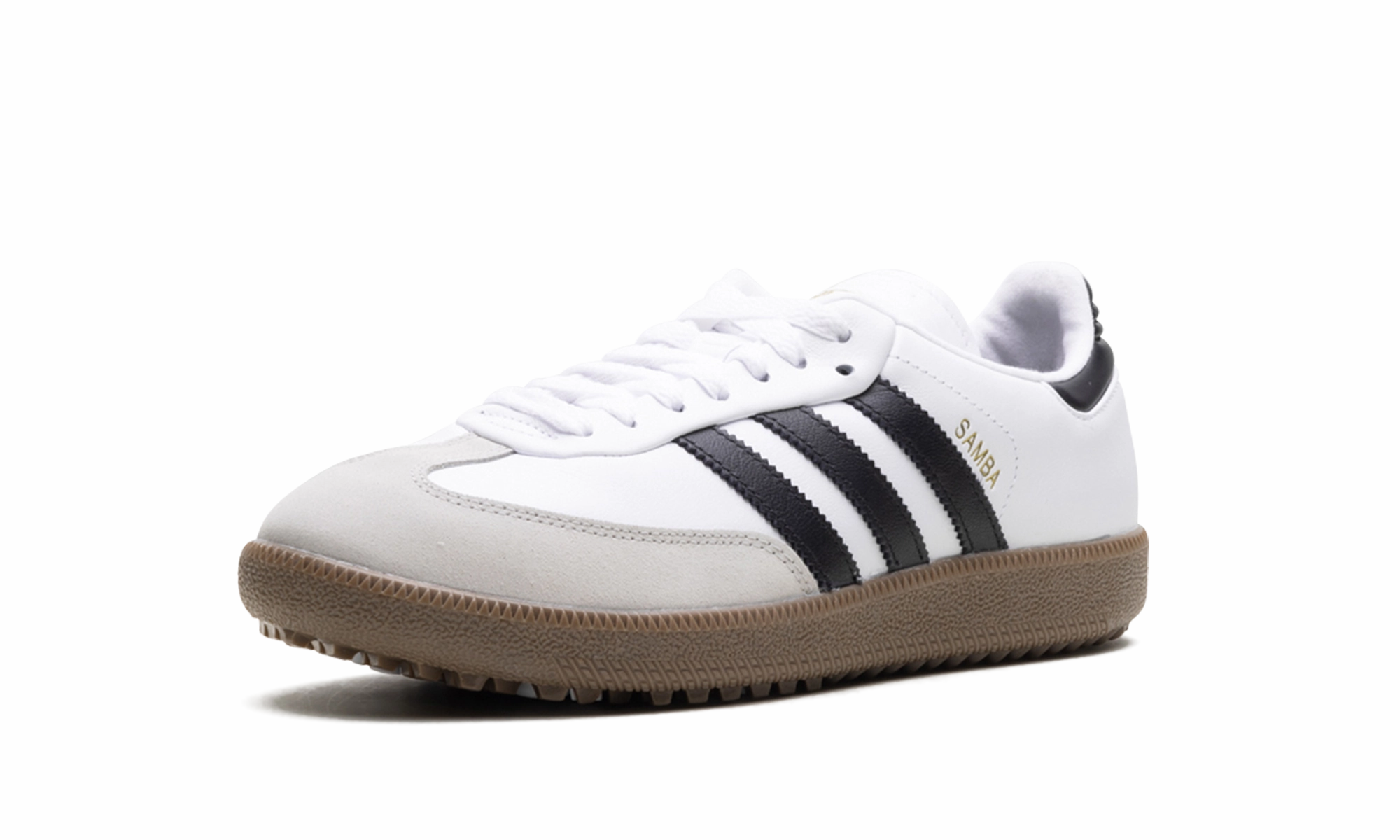 Samba Spikeless Golf "White Black Gum" Anti Slip Sole Time Saver
