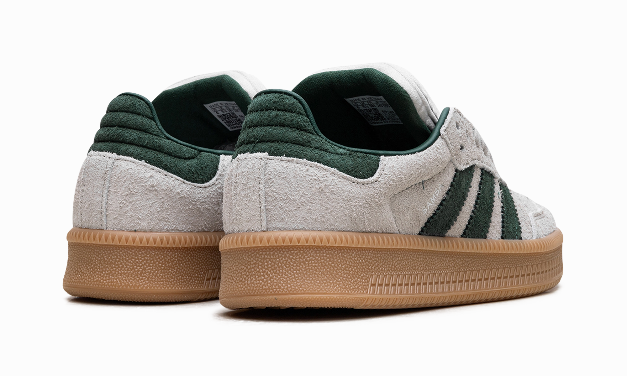 Sun Path Moisture Wicking Lining Samba XLG "Putty Grey Collegiate Green"