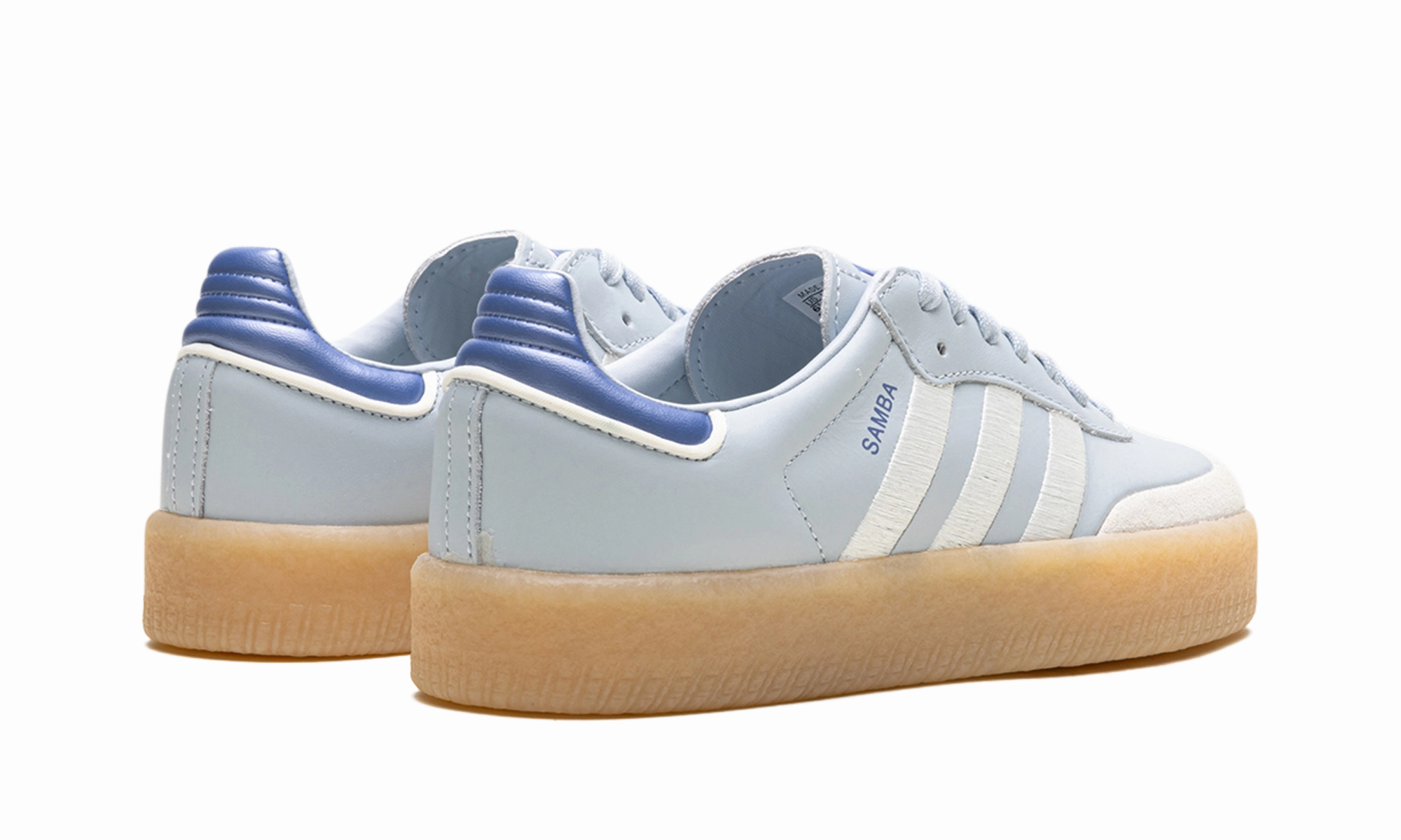 Rubber Tread Pattern Lake Step Sambae WMNS "Halo Blue"