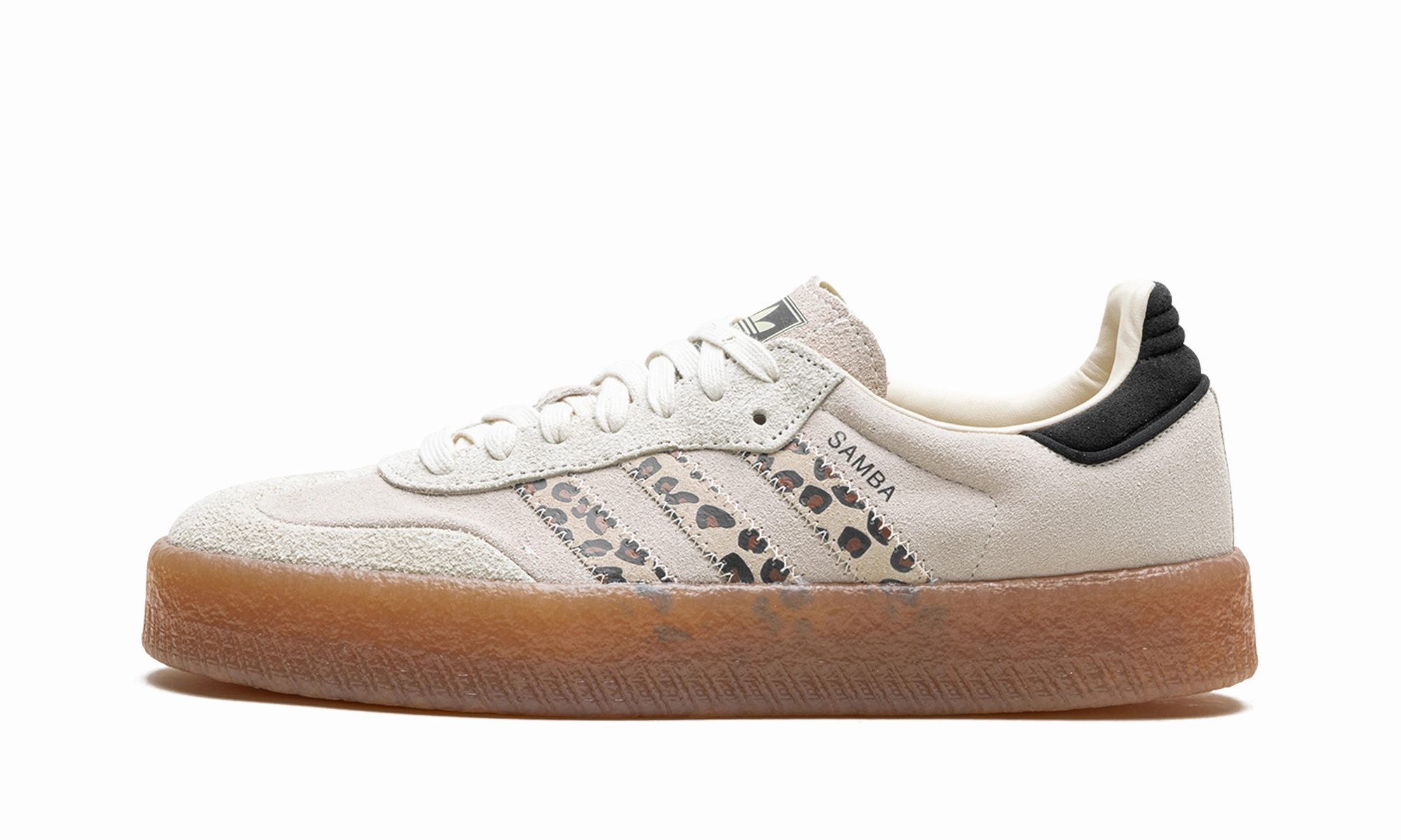 Shock Absorbing Heel Sambae WMNS "Leopard Off White"