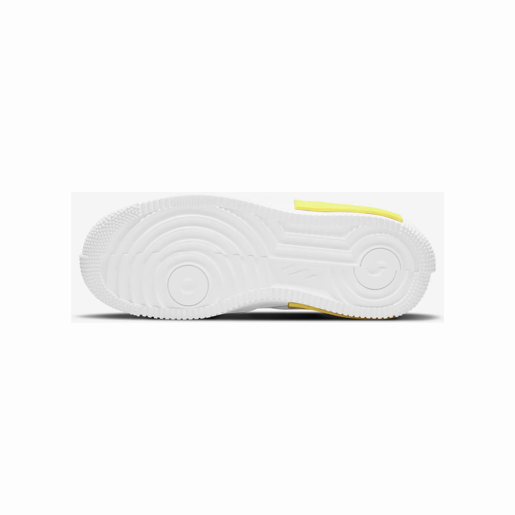 Quick Dry Materials Energy Flow Nike Women's Air Force 1 Fontanka Shoes - Summit White / Photon Dust / Opti Yellow