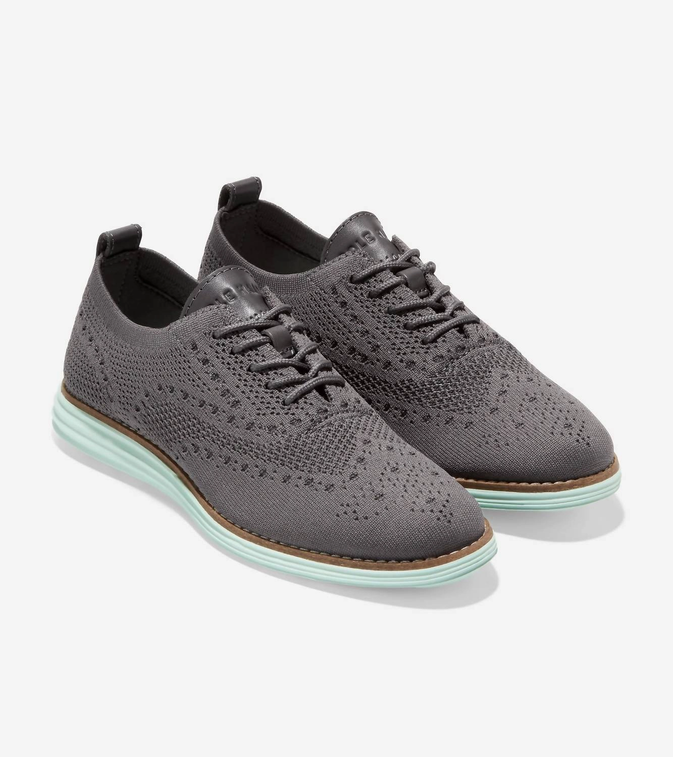 Women's Og Grand Stitchlite Wing Oxford In Dark Pavement Comfortable leather Designer Oxfords