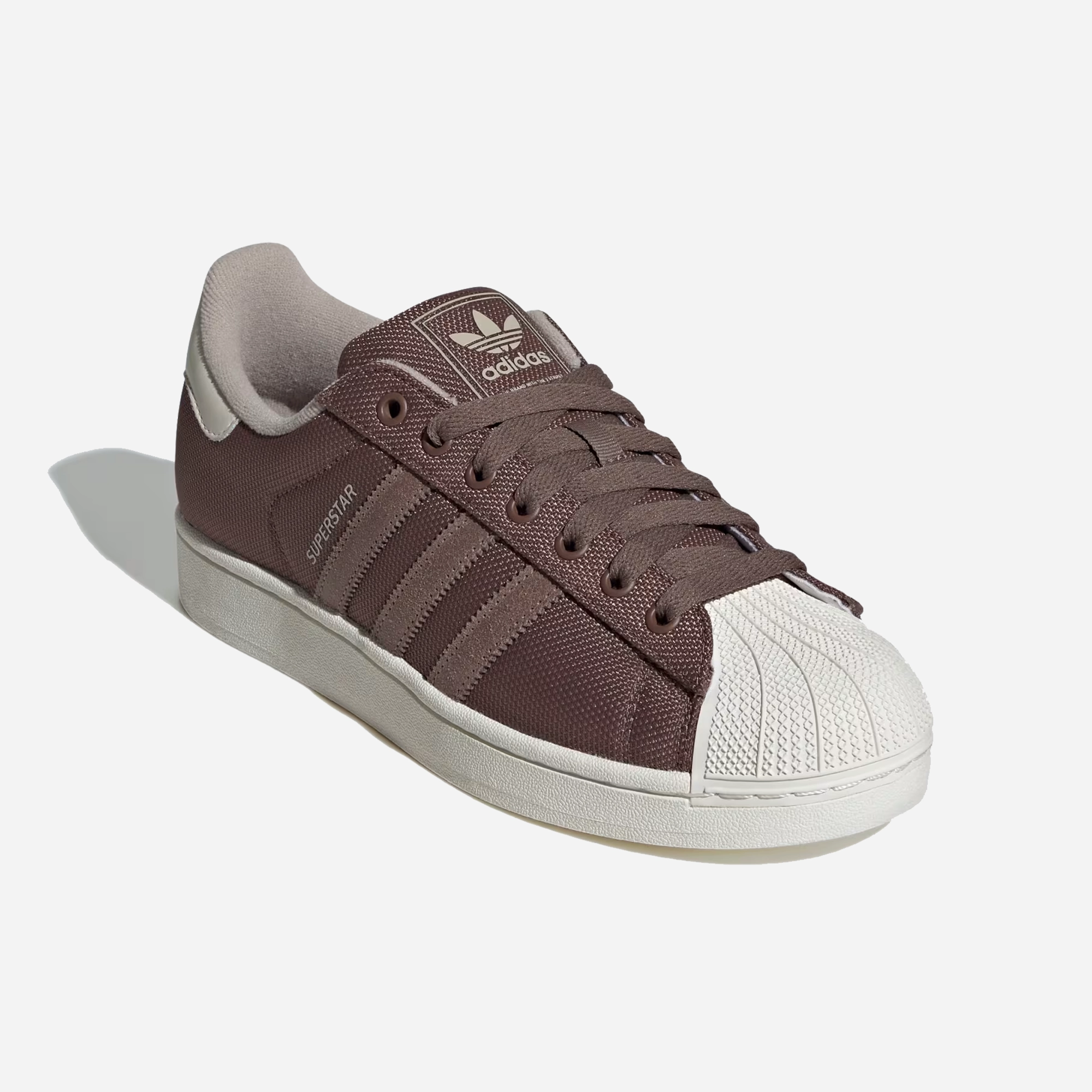 Adidas Originals | SUPERSTAR II { EARTH STRATA/OFF WHITE/WONDER BEIGE Foot alignment