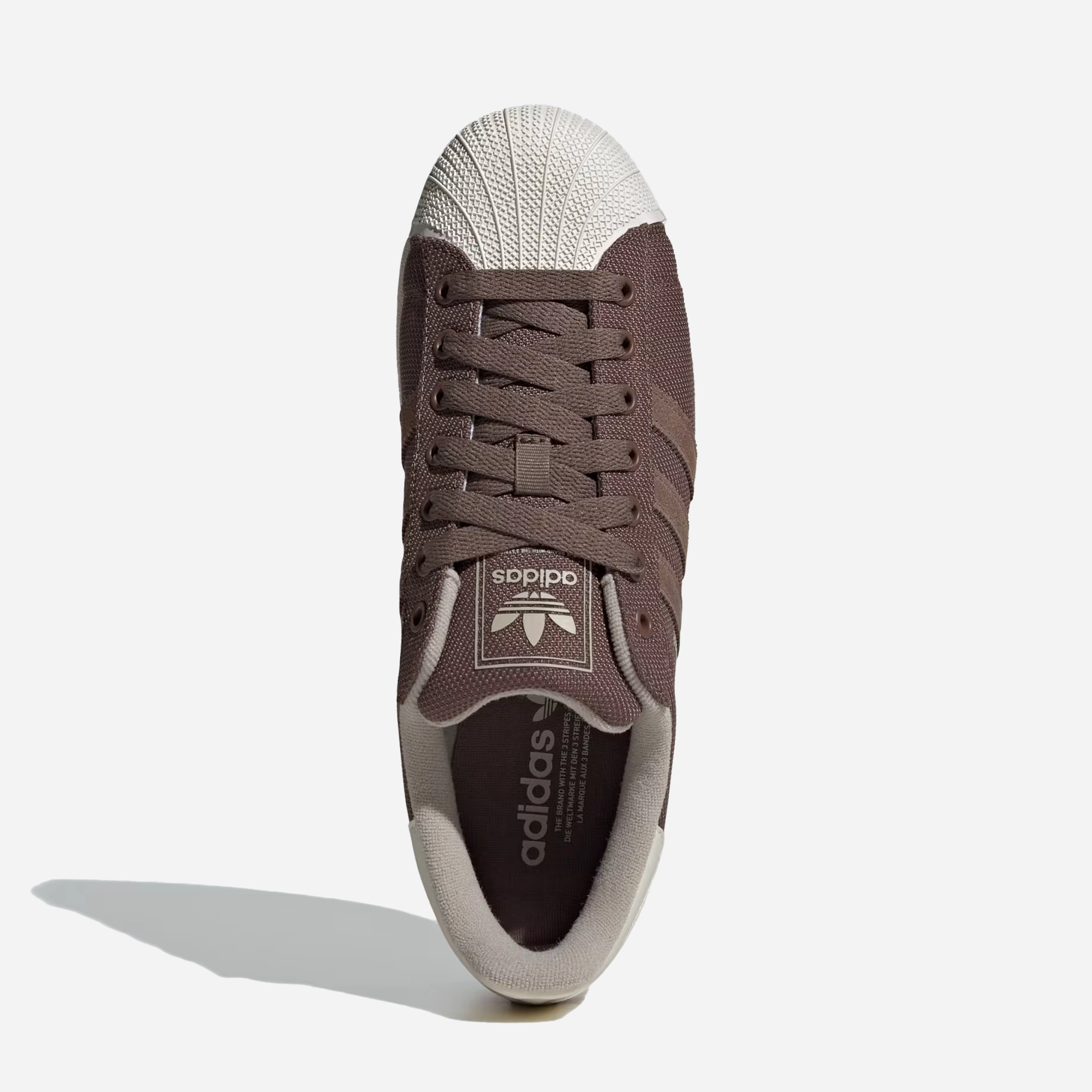 Ultra Breathable Minimalist Layered Design Adidas Originals | SUPERSTAR II { EARTH STRATA/OFF WHITE/WONDER BEIGE