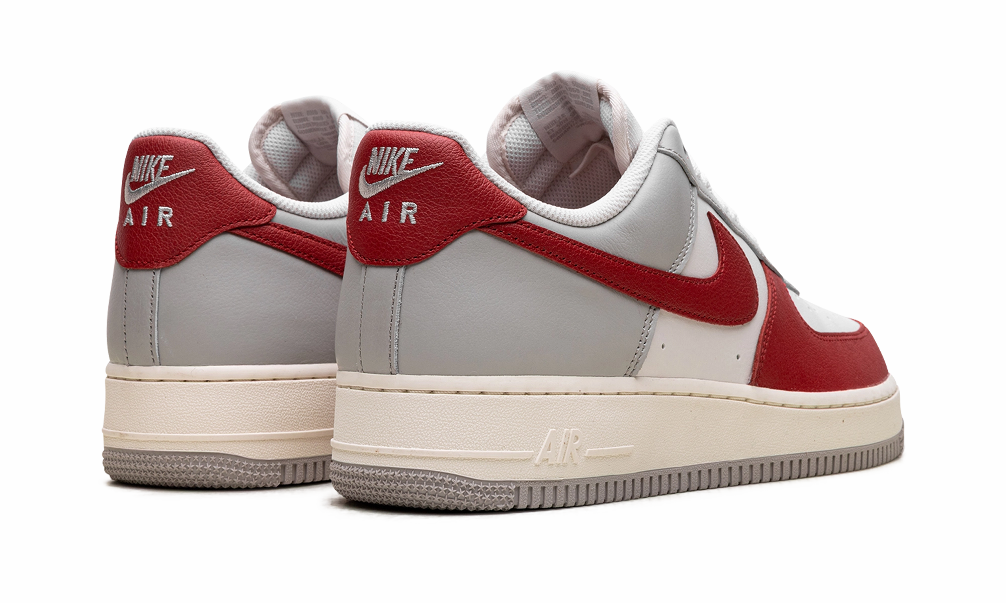 Padded Tongue Design Fashion Ease Air Force 1 Low '07 LV8 "Phantom Gym Red"