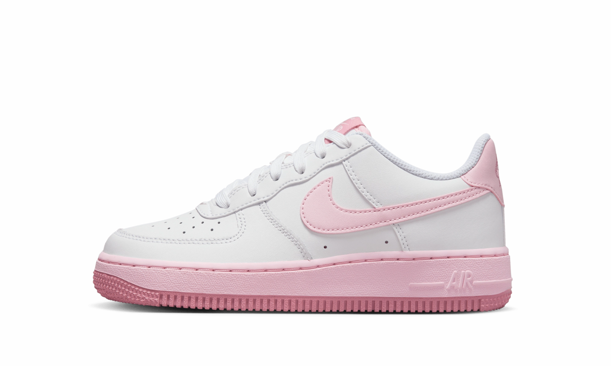 Air Force 1 GS "White / Pink" Cozy Design