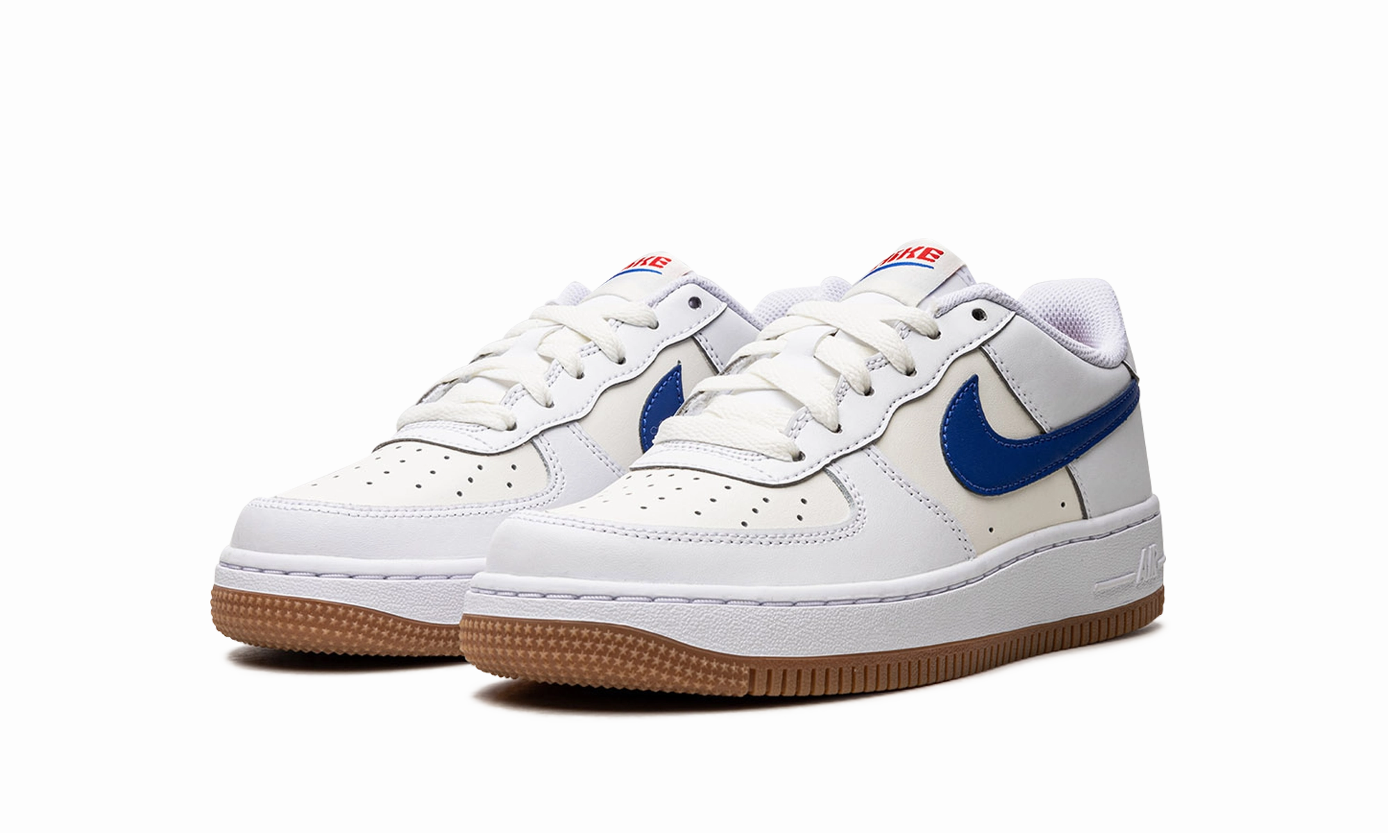 Air Force 1 Low GS "White Game Royal" Happy Steps No Hassle