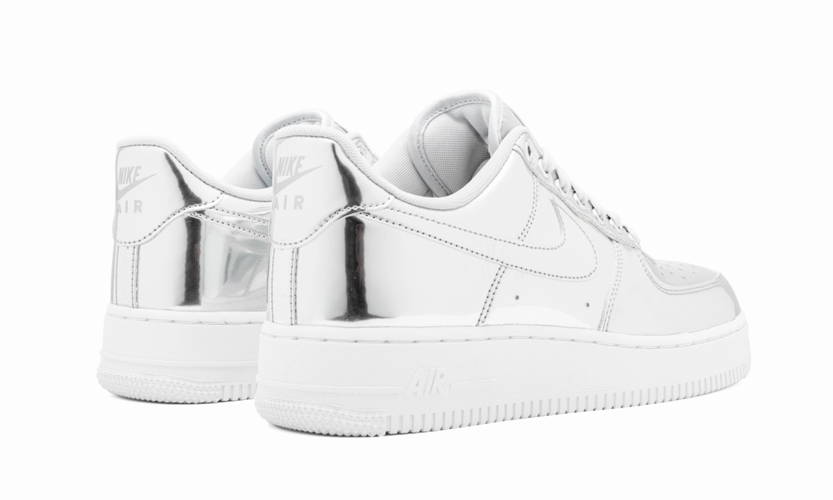 Feather Soft Buckle Detail AIR FORCE 1 SP WMNS "Metallic Chrome"